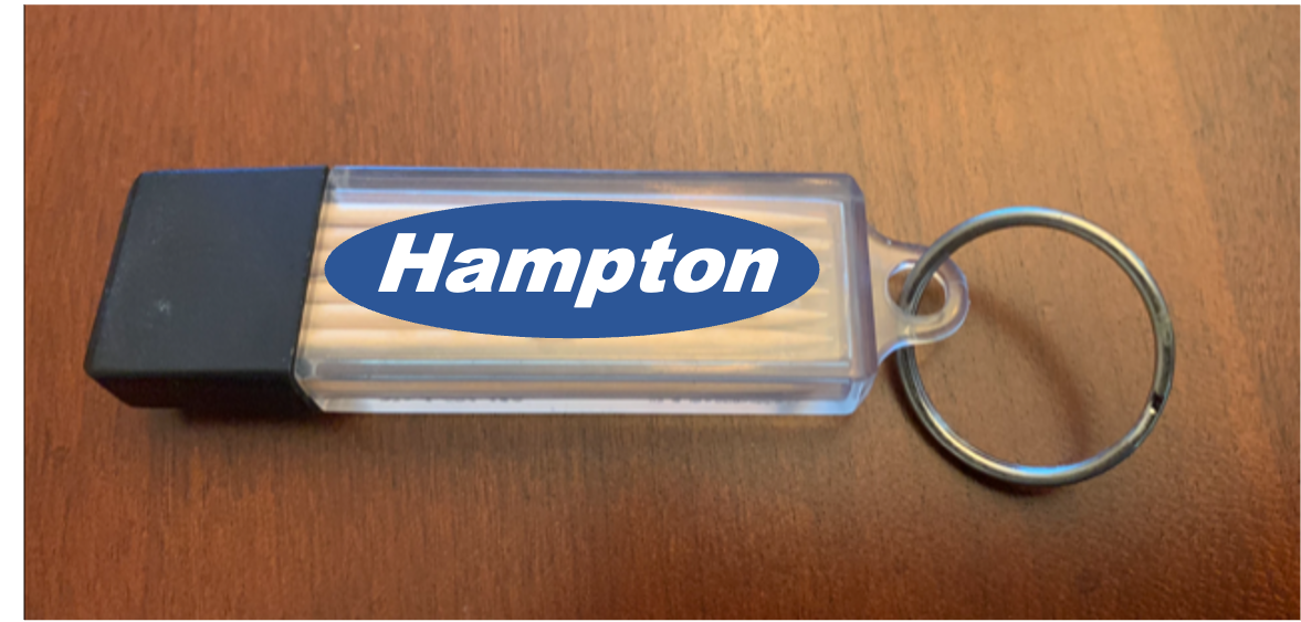 Hampton University - Royal Blue & White Team Toothpick Carrier
