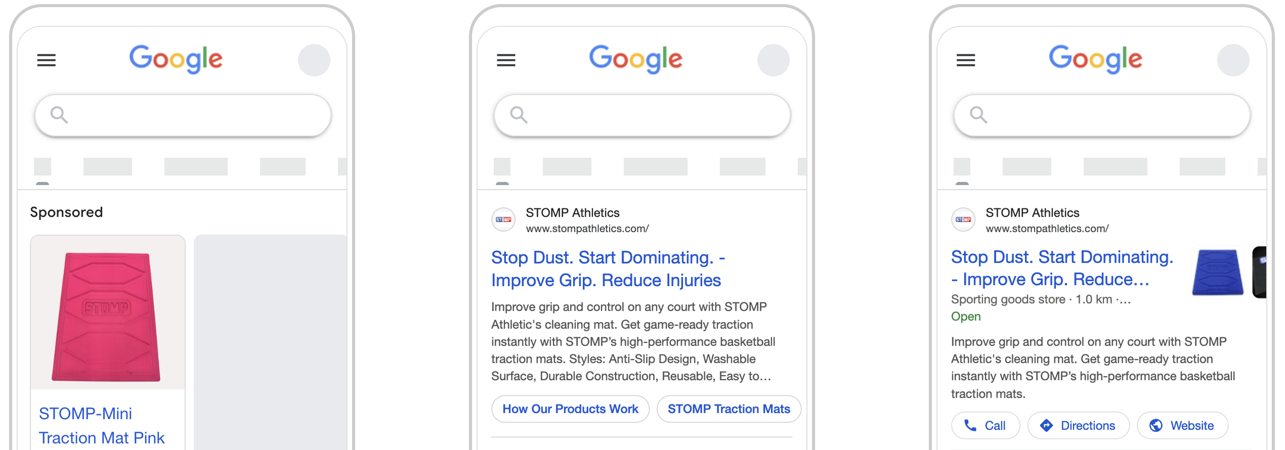 example ecom google ads