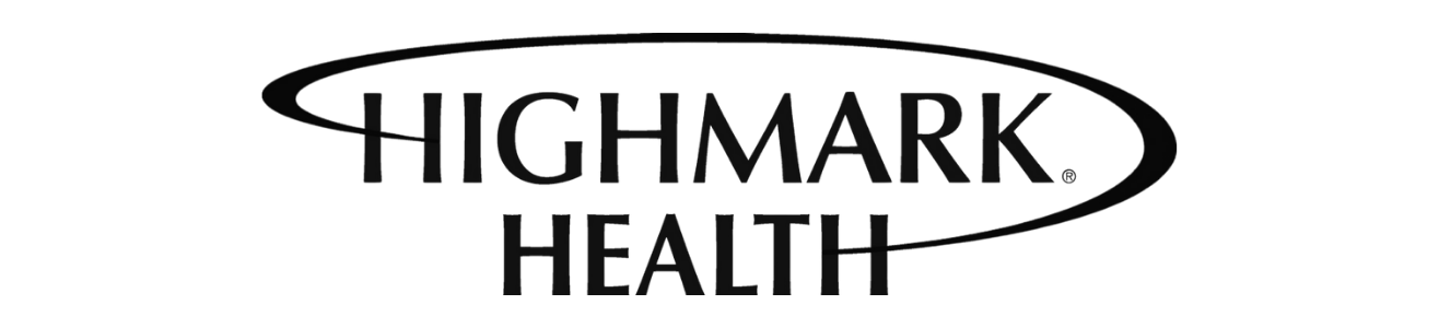 Highmark Health logo in black and white.