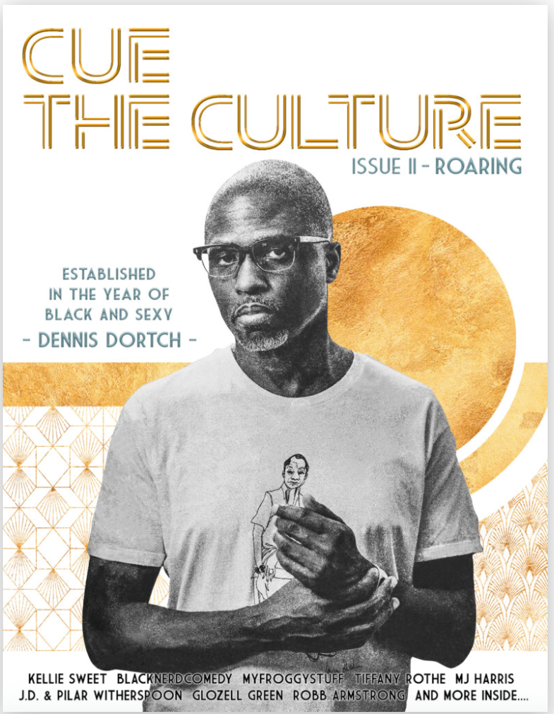 Dennis Dortch on the cover of Cue The Culture magazine