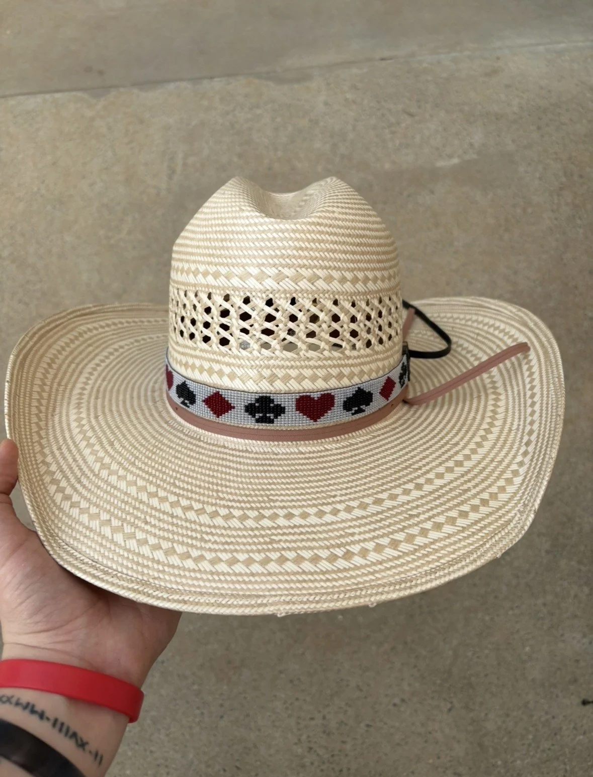 All In Beaded Hat Band