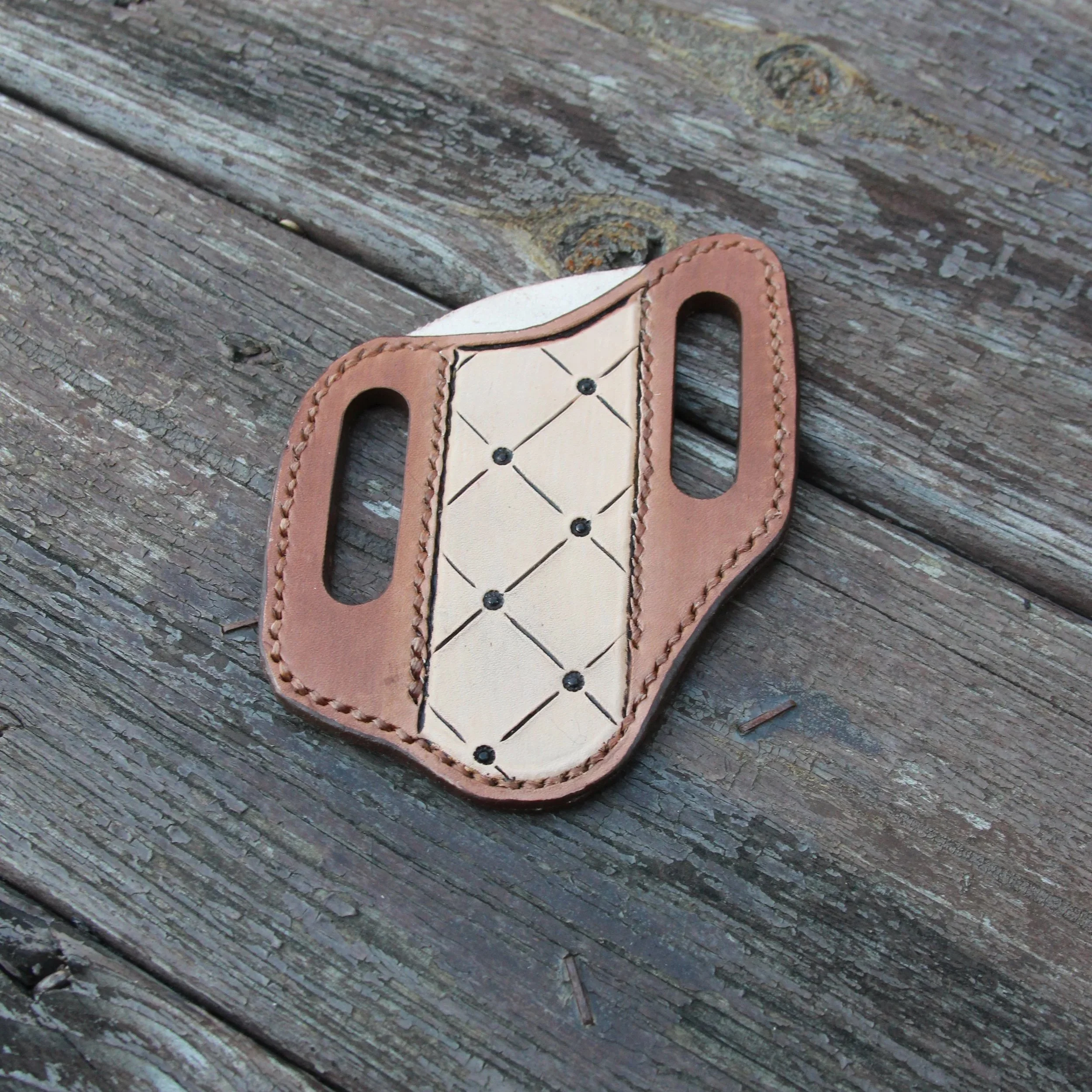 White Dot Knife Sheath