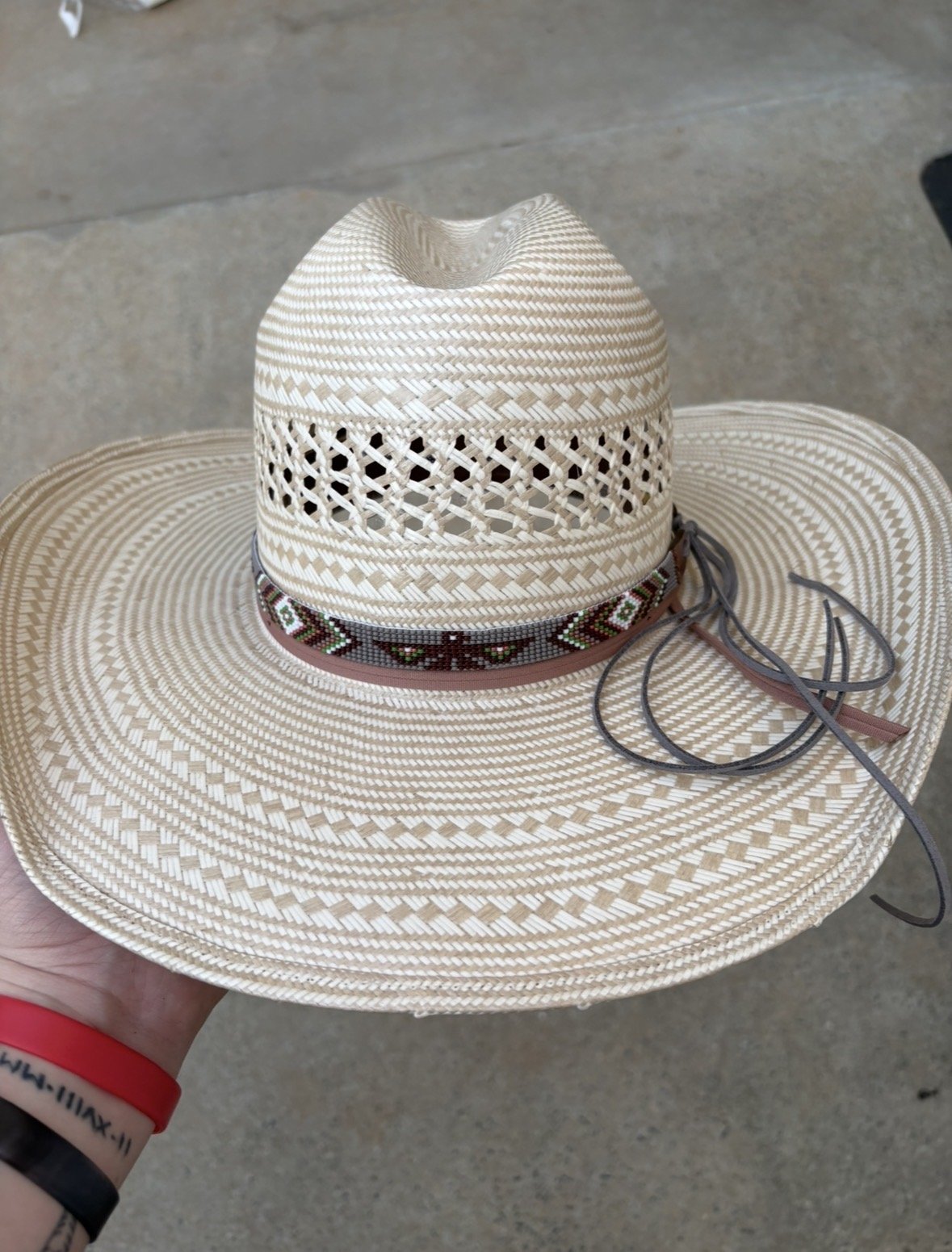 Sagebrush Trail Beaded Hat Band