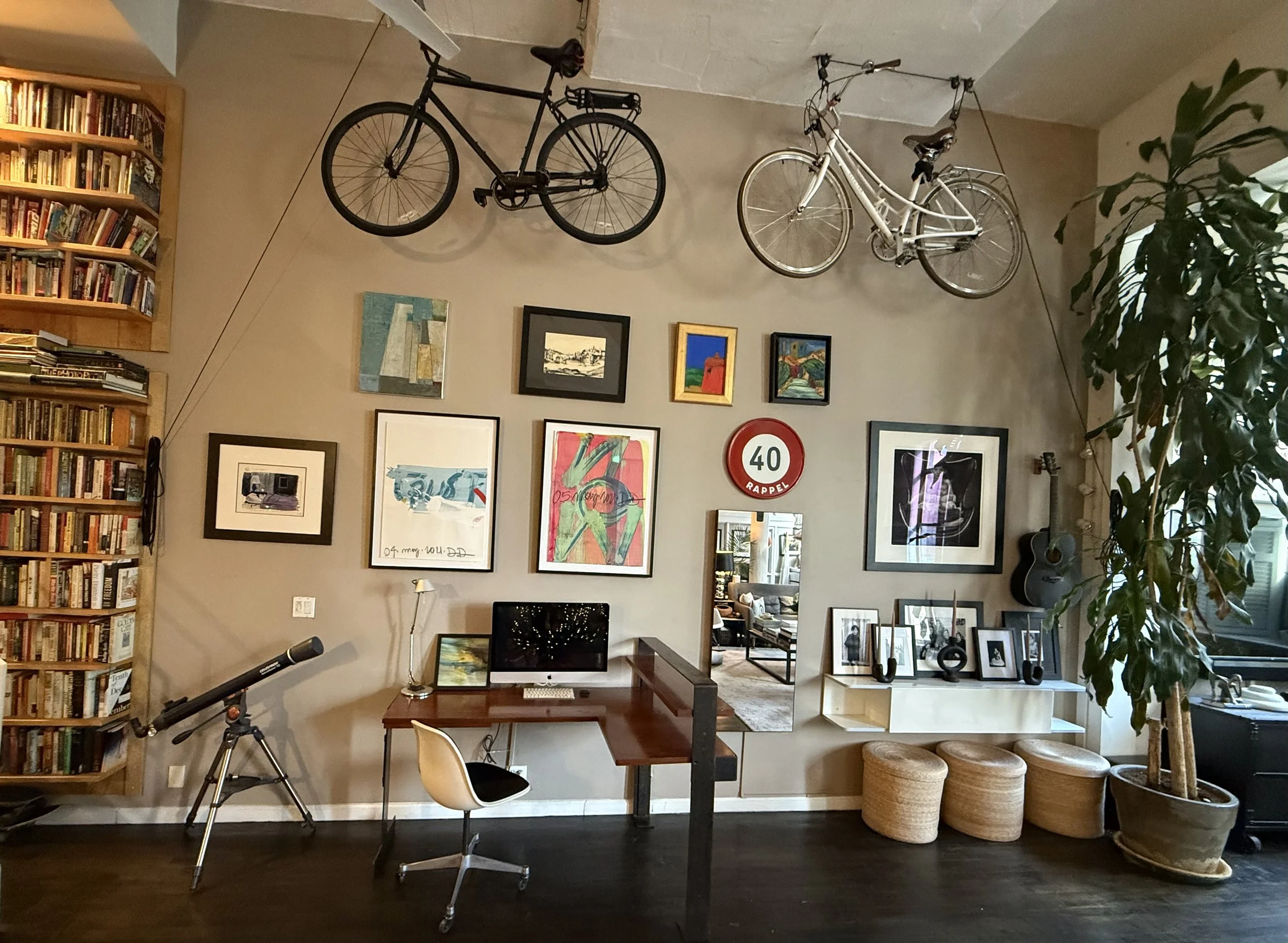 SoHo Loft bike wall