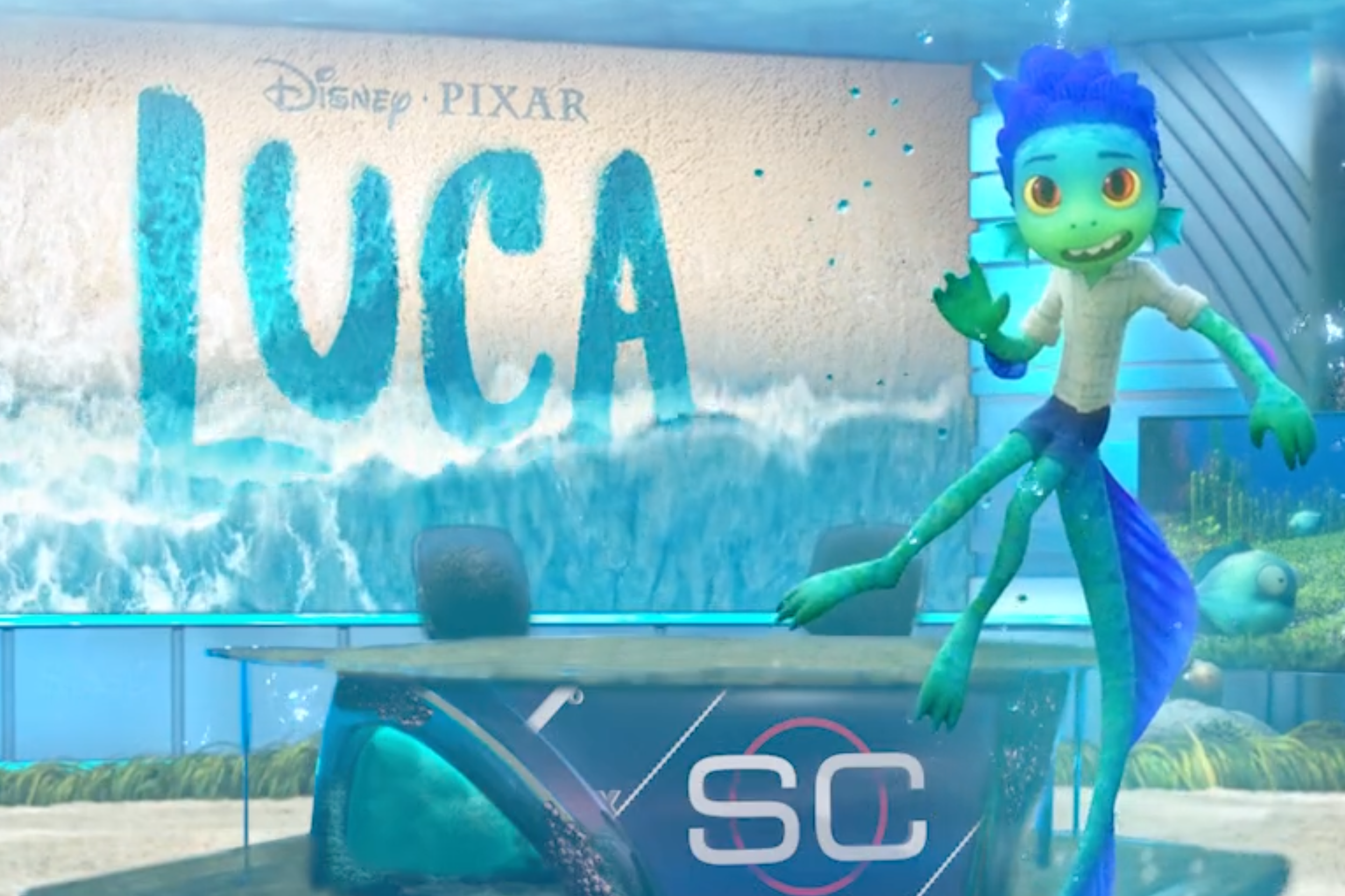 ESPN | Disney &amp; Pixar | Soapbox Films | Luca Virtual Set Takeover