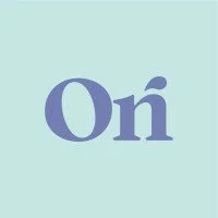 The word 'Ori' written in purple text on a light blue background.