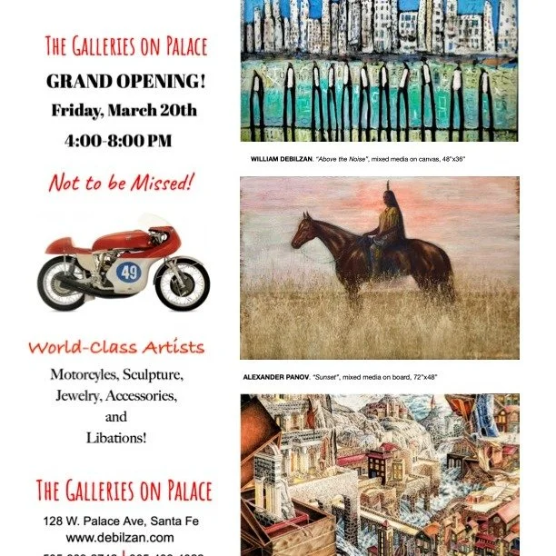 A few of my clay vessels are beautifully featured at Debilzan Gallery - The Galleries on Palace 128 W Palace Ave, Santa Fe, NM. The gallery, just off the historic Plaza, had a soft opening in December. Since then Debilzan has acquired a few more arti