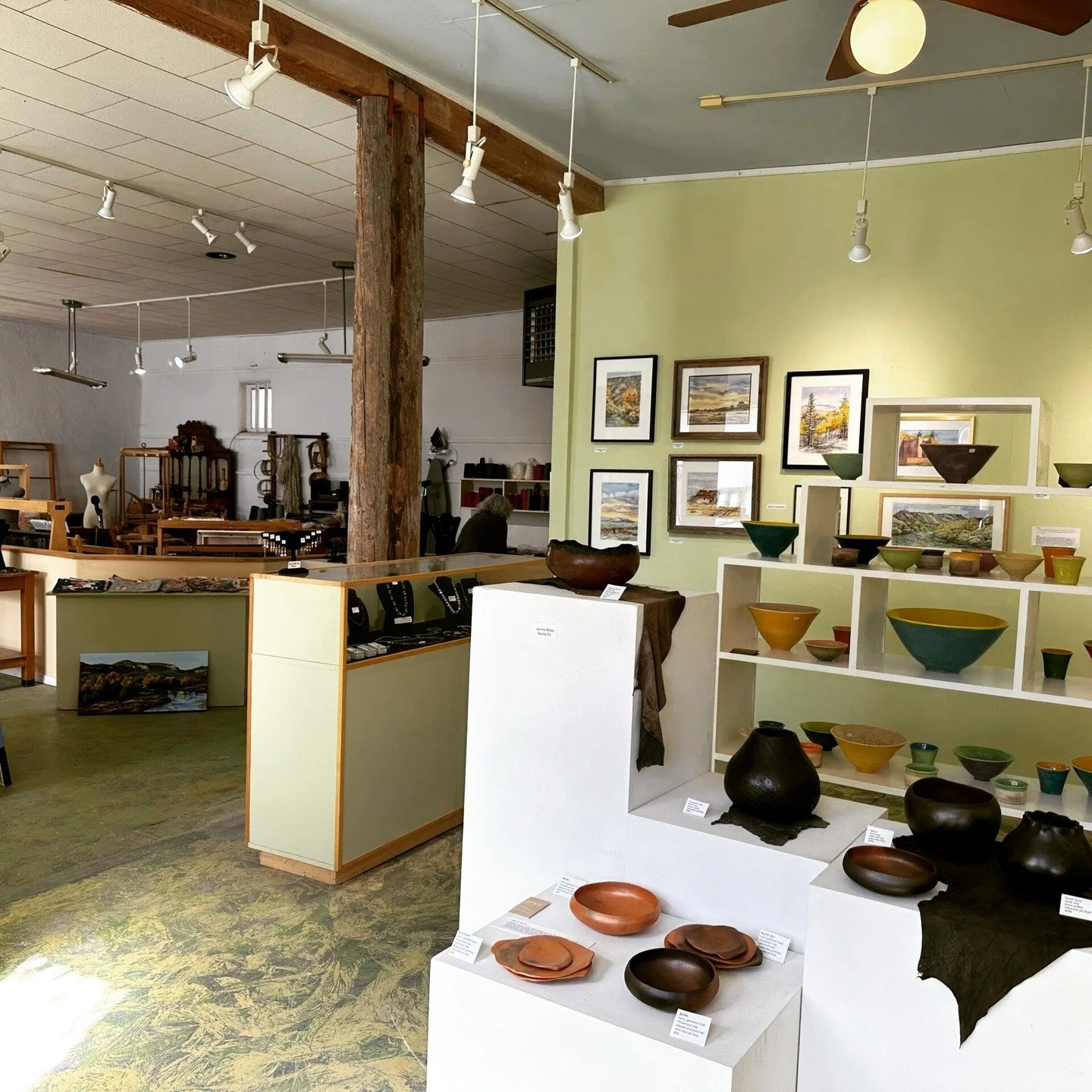 Happy Spring ! M&eacute;tier Studio Gallery in Dixon, New Mexico is open again after being closed for the Winter! Hours are Thur - Sat 11-4pm, Sun 12-4pm. I currently have some micaceous bowls, a cook pot &amp; small plate sets, various pinch pots &a