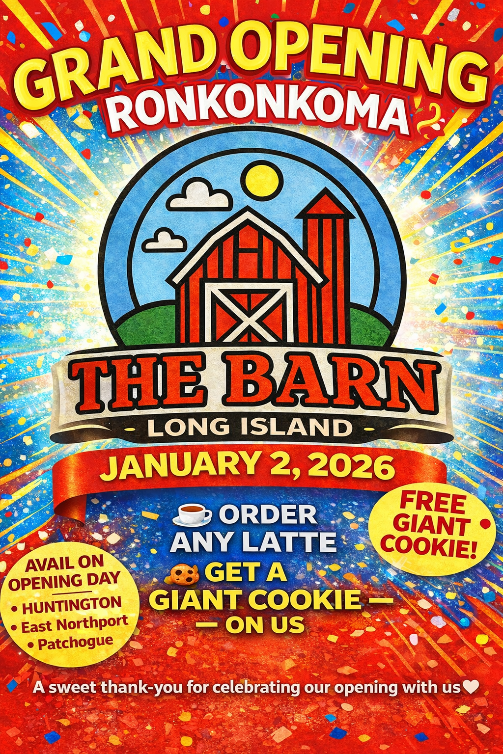 Grand Opening Ronkonkoma