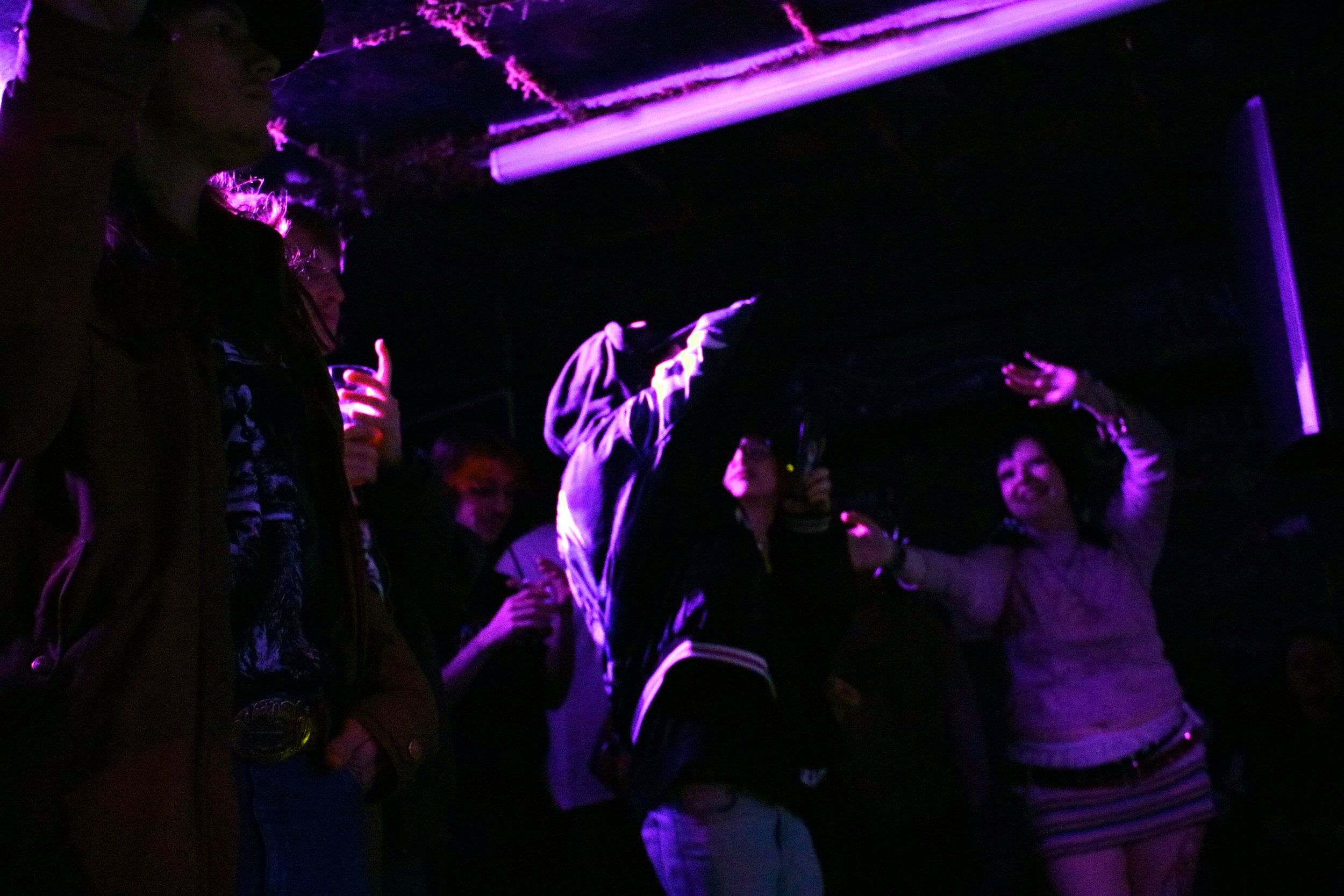 Crowd dancing and having fun at a sensory friendly gig.