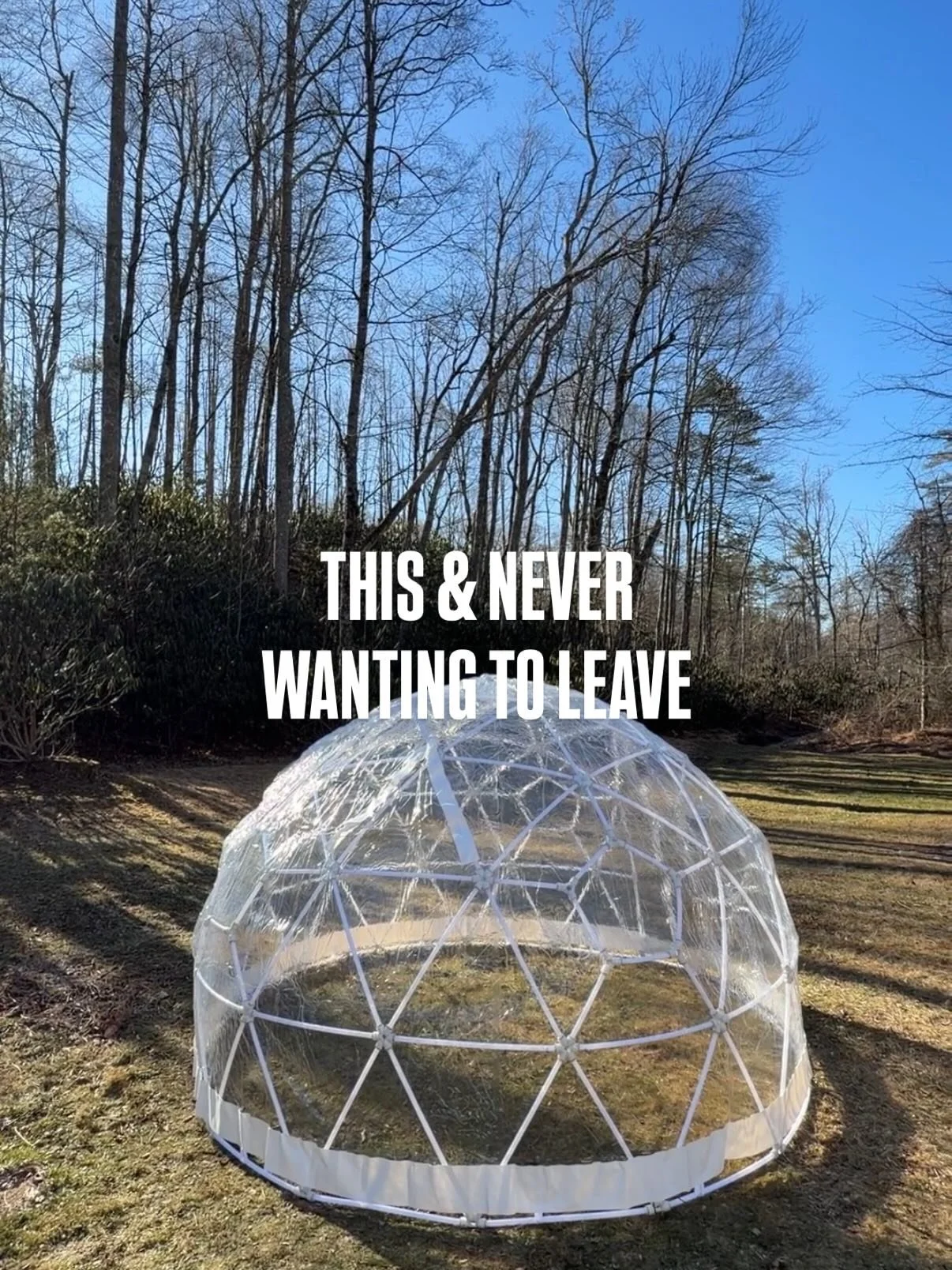 Save this for your spring getaway! 

#StayAtElysian #WeekendGetaway #UniqueStays #DomeHouse #StaySomewhereDifferent