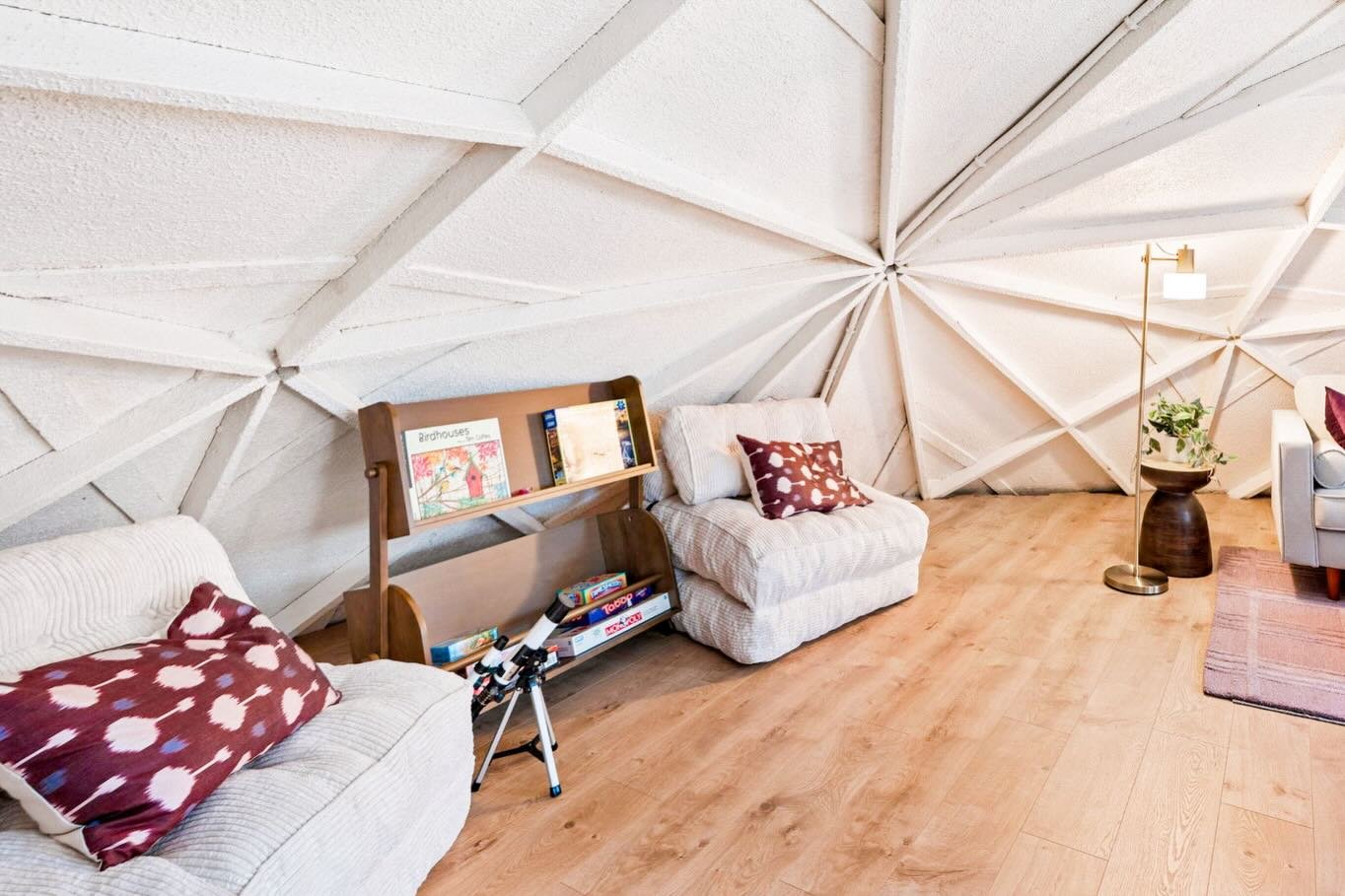 Luna was designed with the little moments in mind. 🌙

✨ Board games for family nights
📚 A cozy reading hollow to slow down
✨ A stargazing dome for nights under the stars

Whether you&rsquo;re traveling with kids or just looking for a peaceful escap