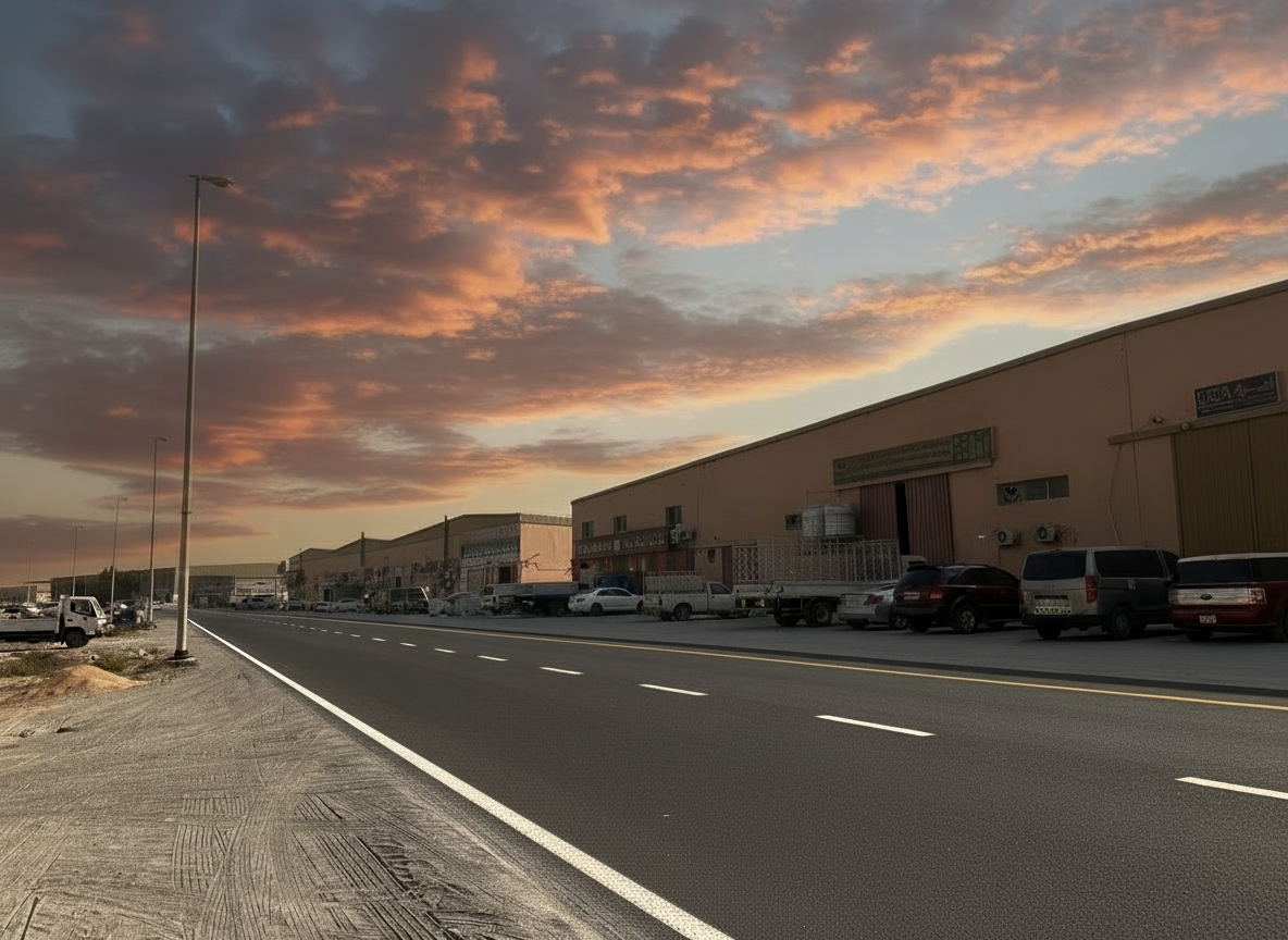 Industrial warehouse for rent in Ajman Industrial Area near China Mall