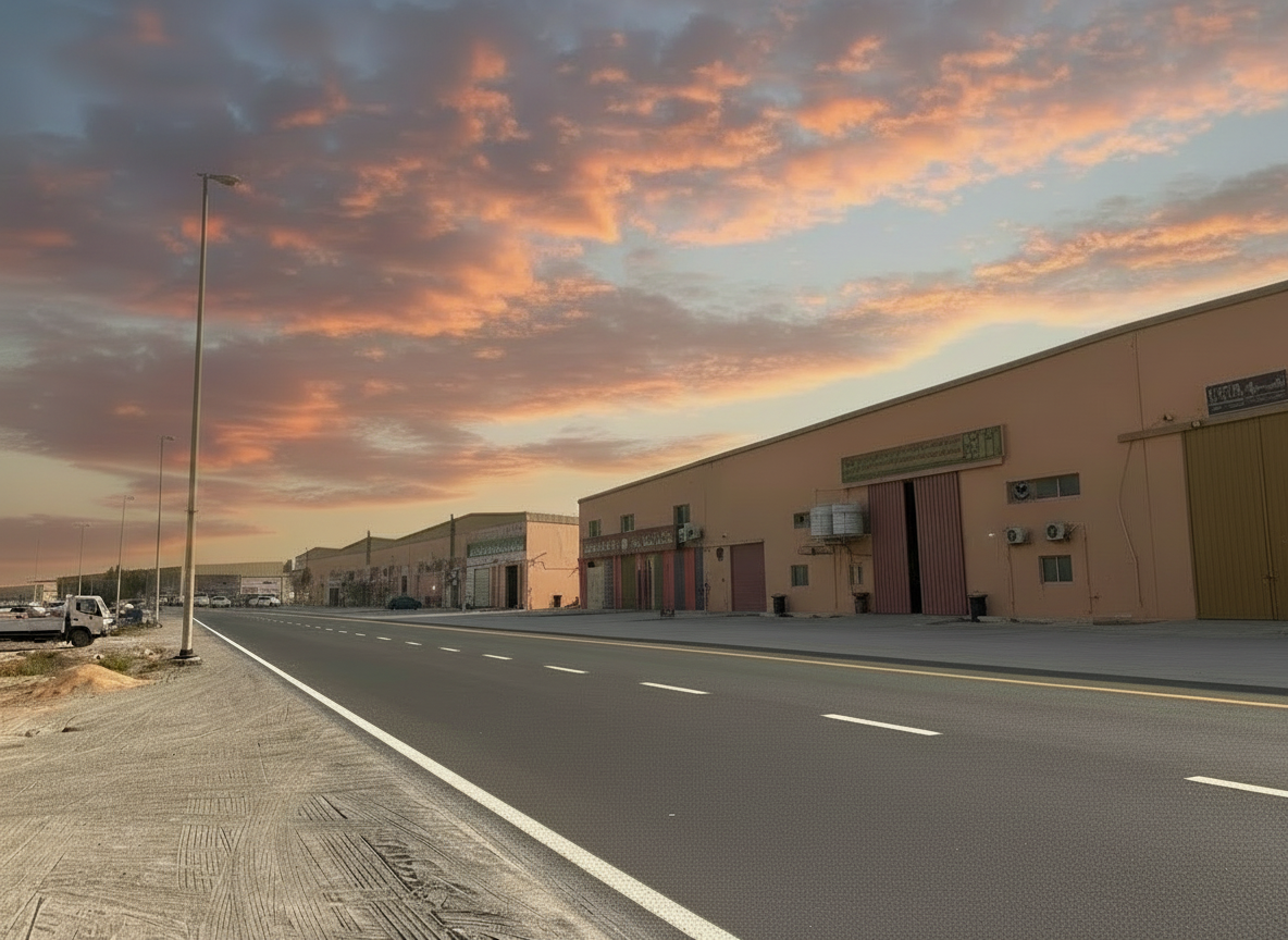 Industrial warehouse for rent in Ajman Industrial Area near China Mall