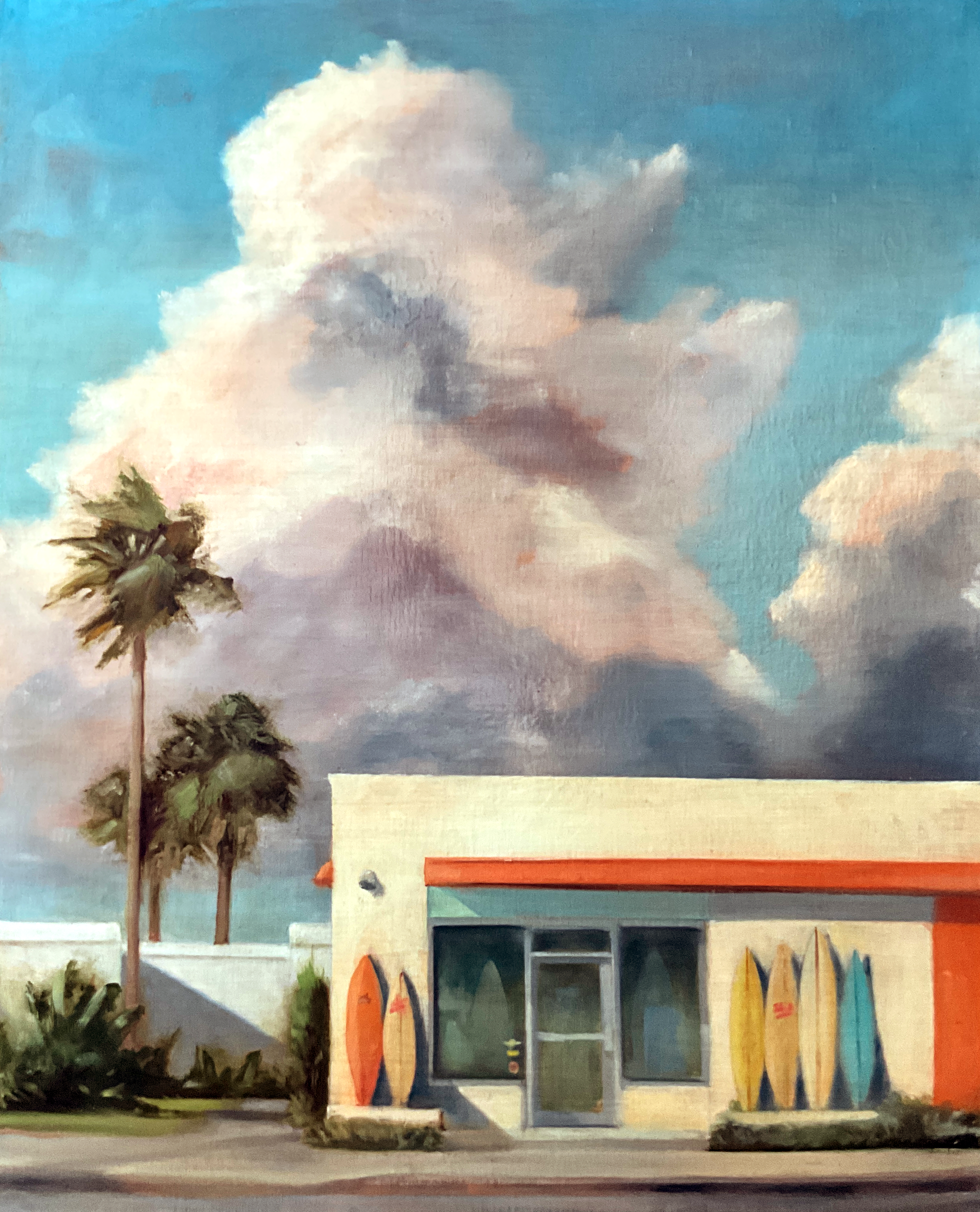 Heat and Cloud No. 3
2025
Oil on Linen Panel
16" x 20" 

