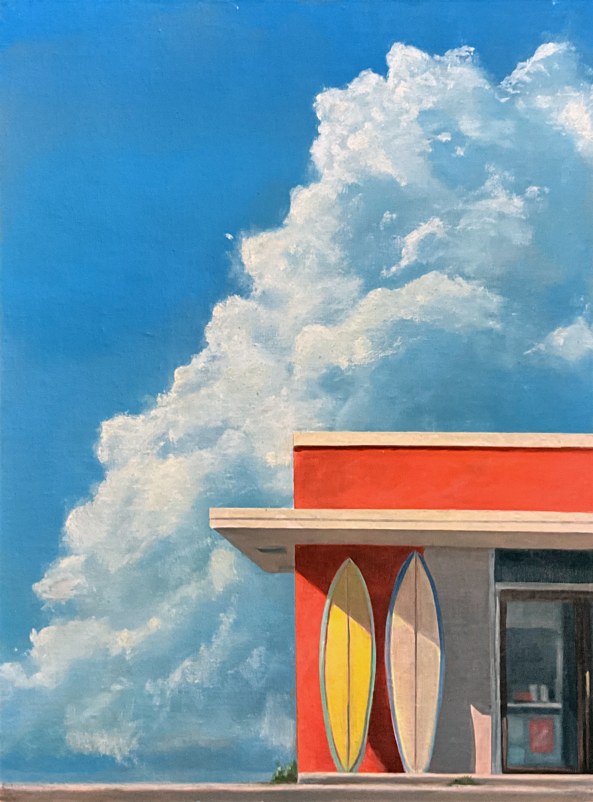 Building Storm No. 7
2025
Oil on Linen Panel
12" x 16"