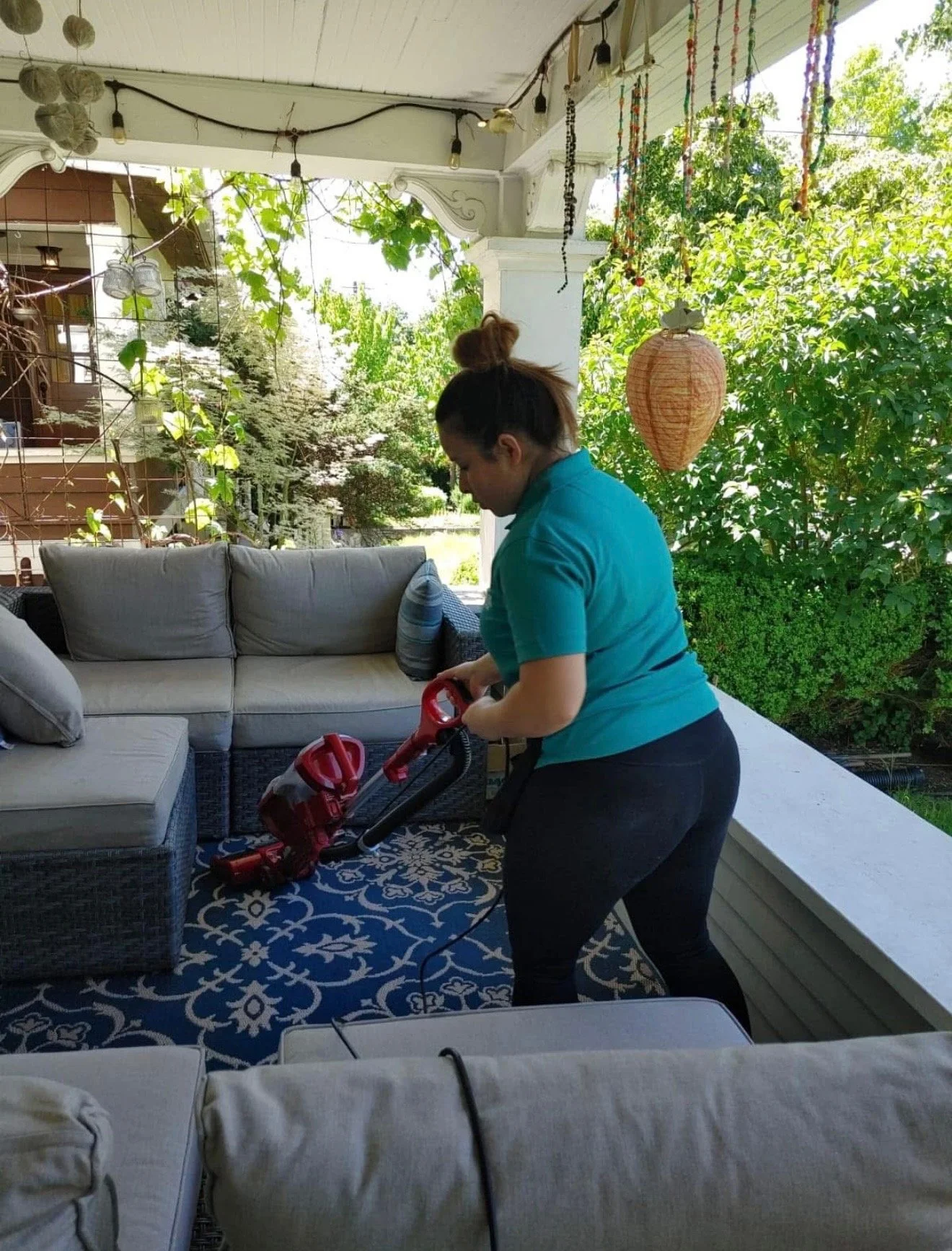 Detailed cleaning results in a home