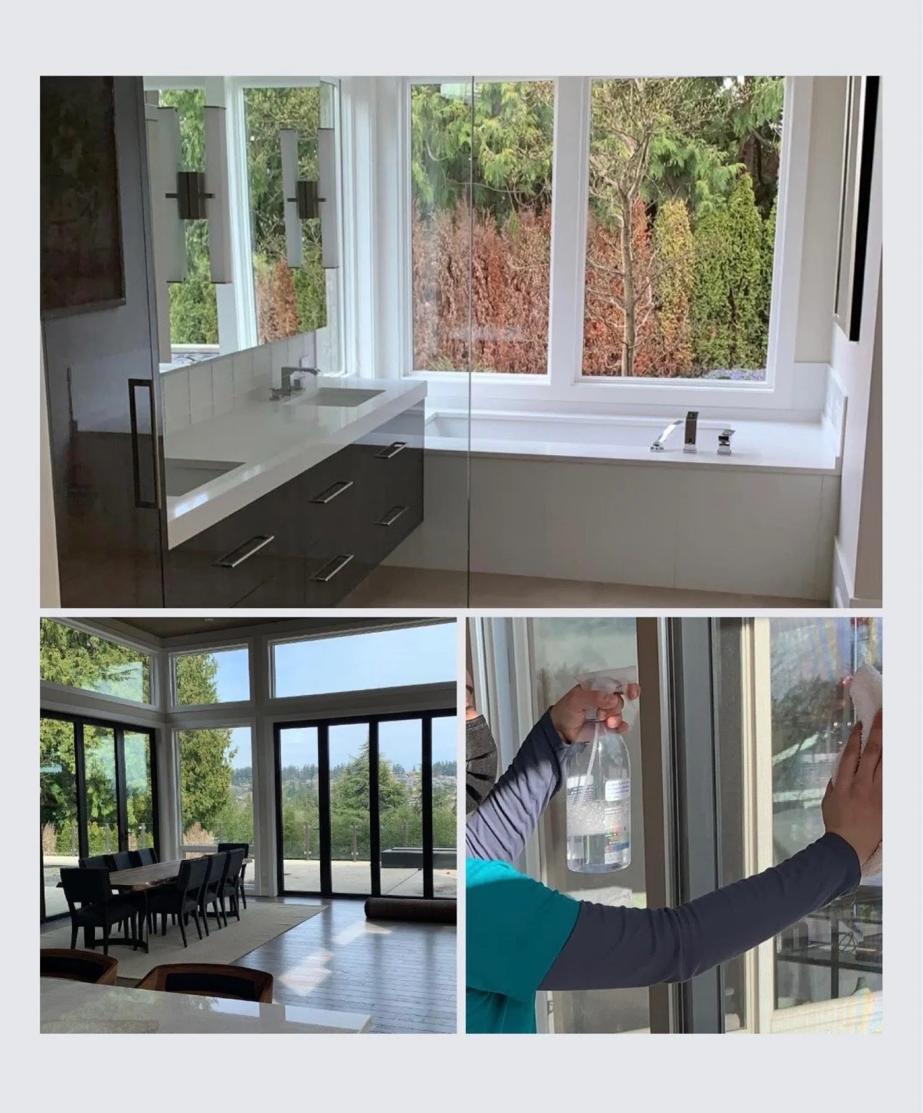 Bathroom detailed and cleaned