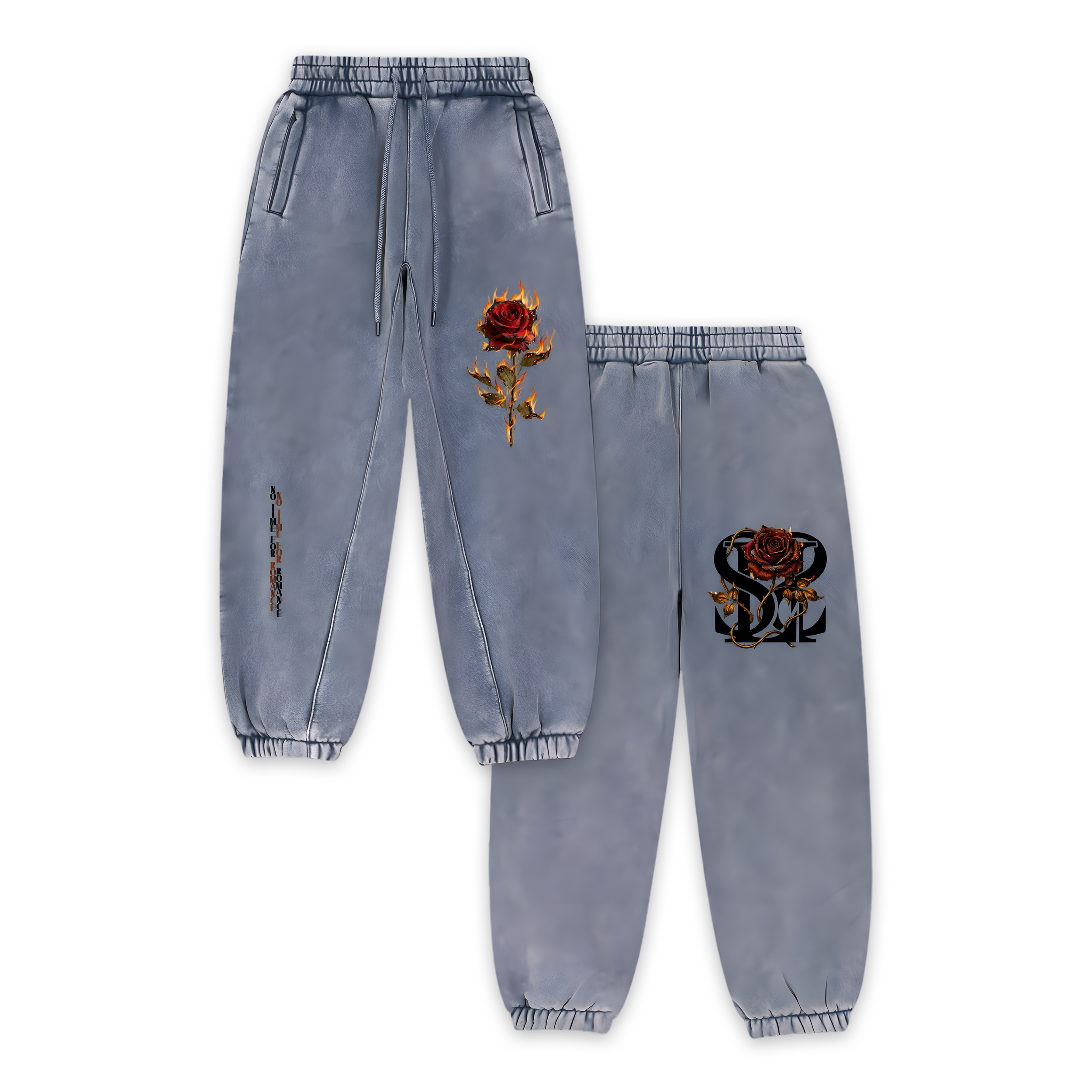 No Time For Romance Fleece Joggers (V.2)