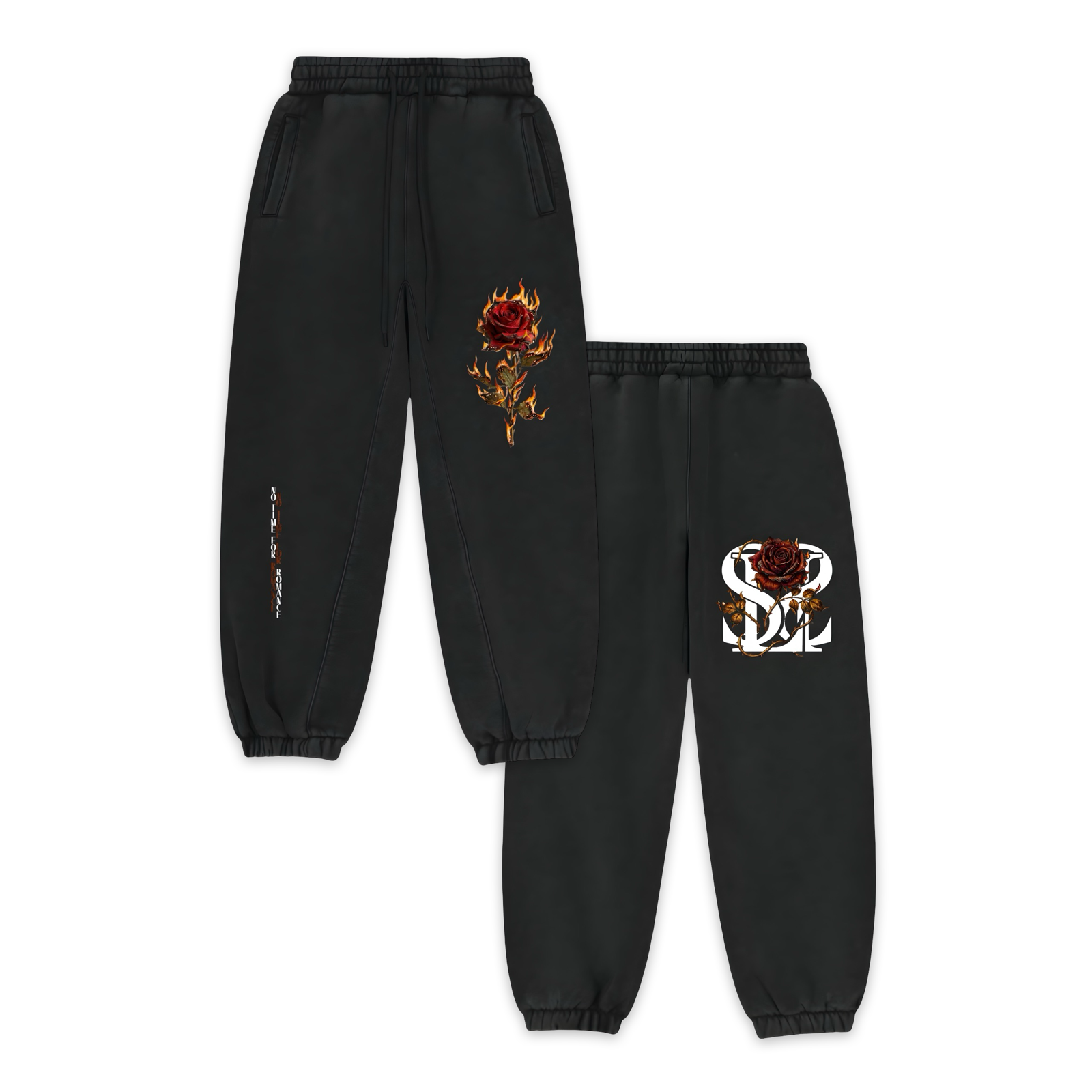 No Time For Romance Fleece Joggers (V.1)