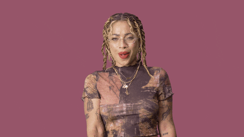 Confident woman pointing, Daddy Dom energy