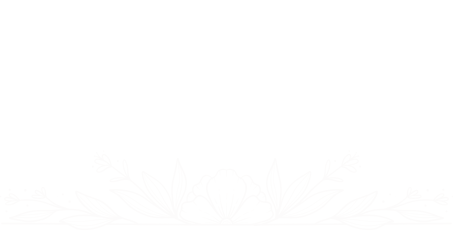 Cream coloured floral decorative border illustration