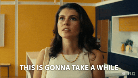 A scene from People We Meet on Vacation symbolising the feminine cost of waiting to be chosen rather than claiming desire directly.