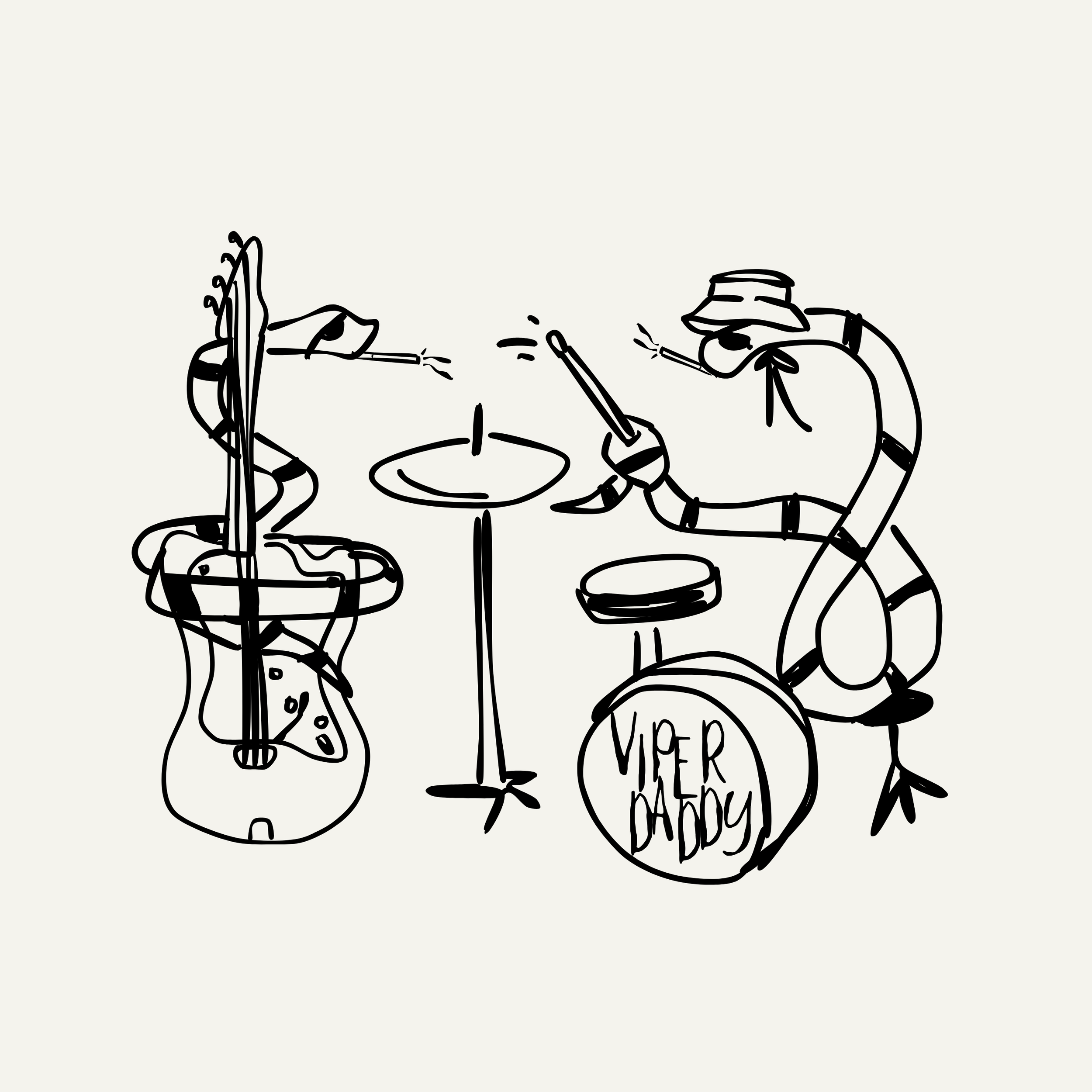 Viper Daddy - Band Logo