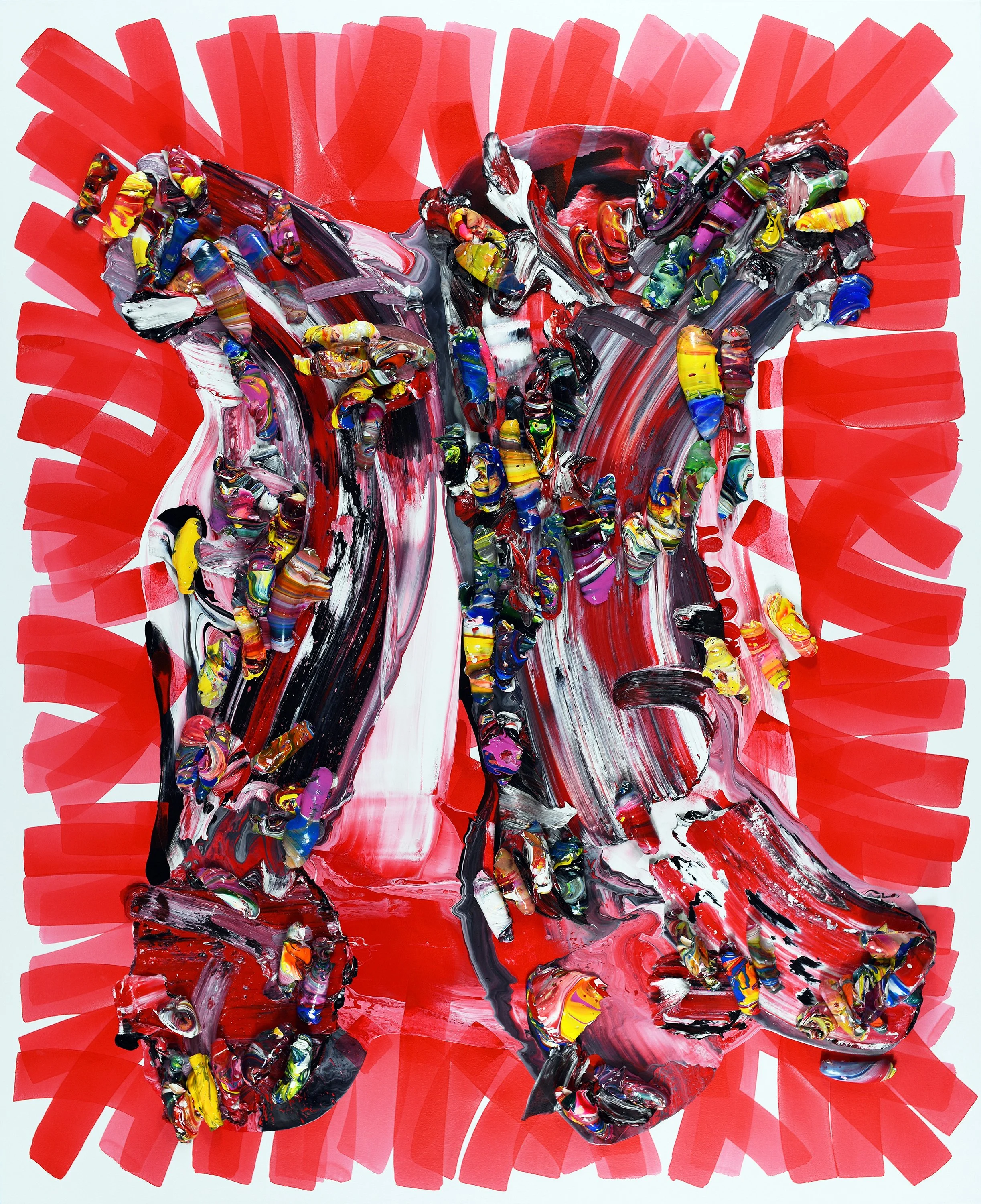 First Fires (244 cm x 198 cm x 13 cm) 2020