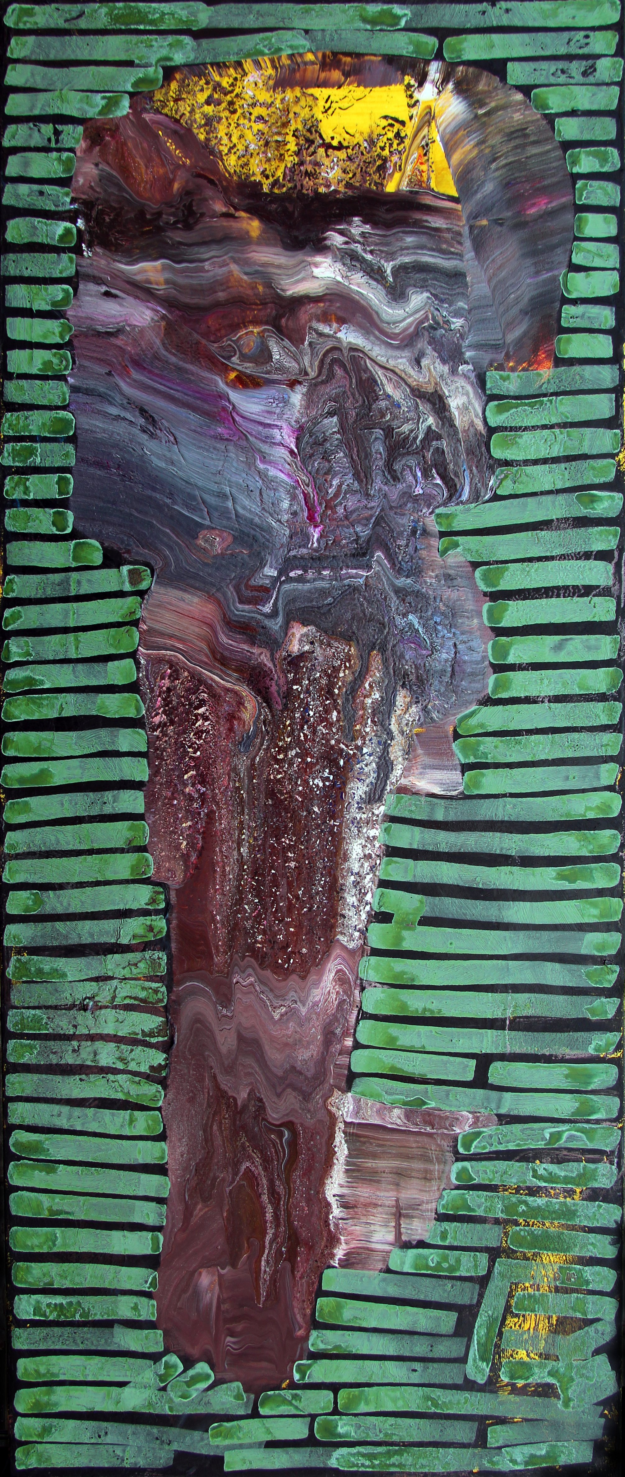 Steep, Portrait of a Mark Series (178 cm x 76 cm) 2013