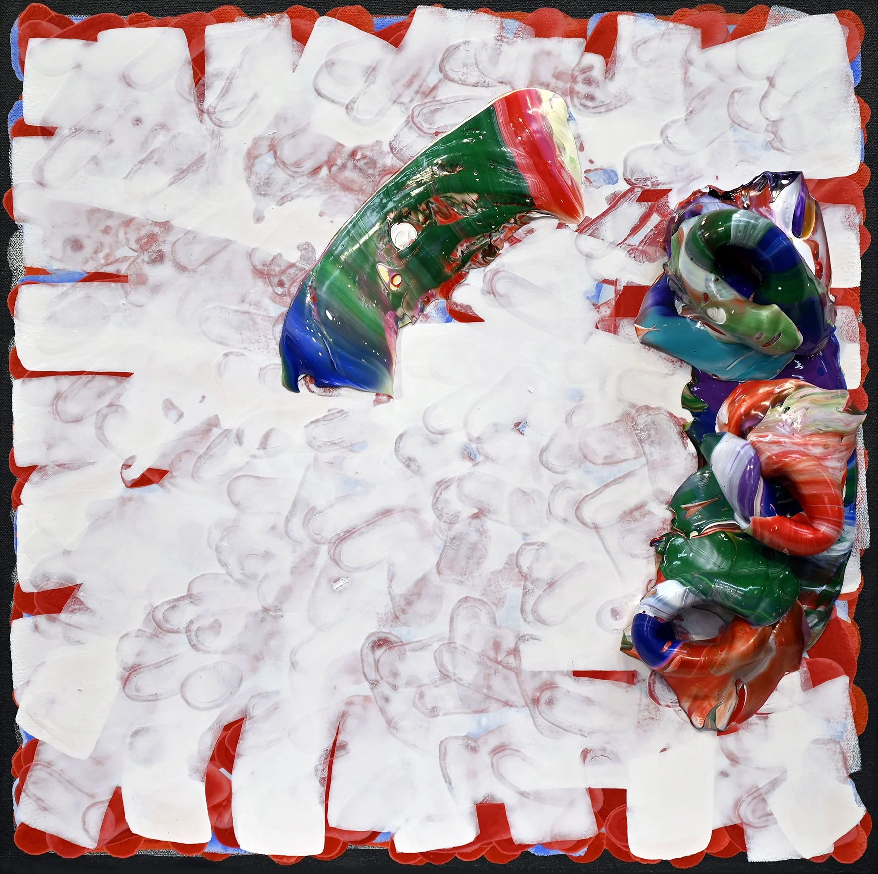  Never So Alive (51 cm x 51 cm x 8 cm) 2024