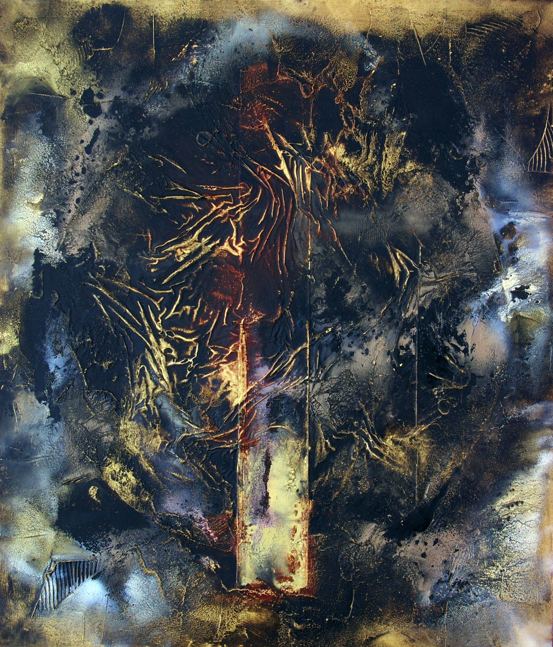 Dark Black Cloud #1, Revolution Series (212 cm x 182 cm) 2008
