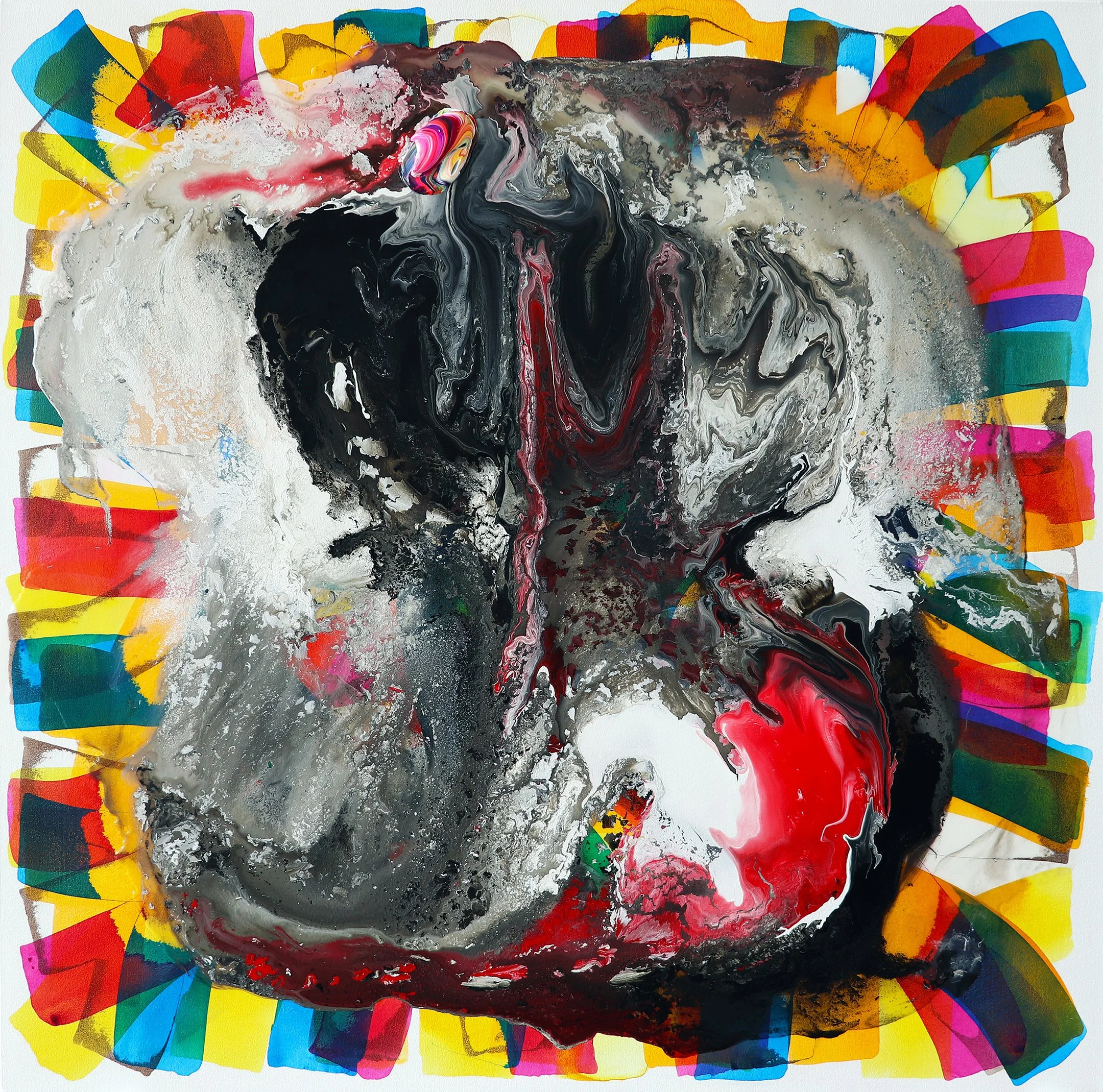 Fall In (122 cm x 122 cm) 2018