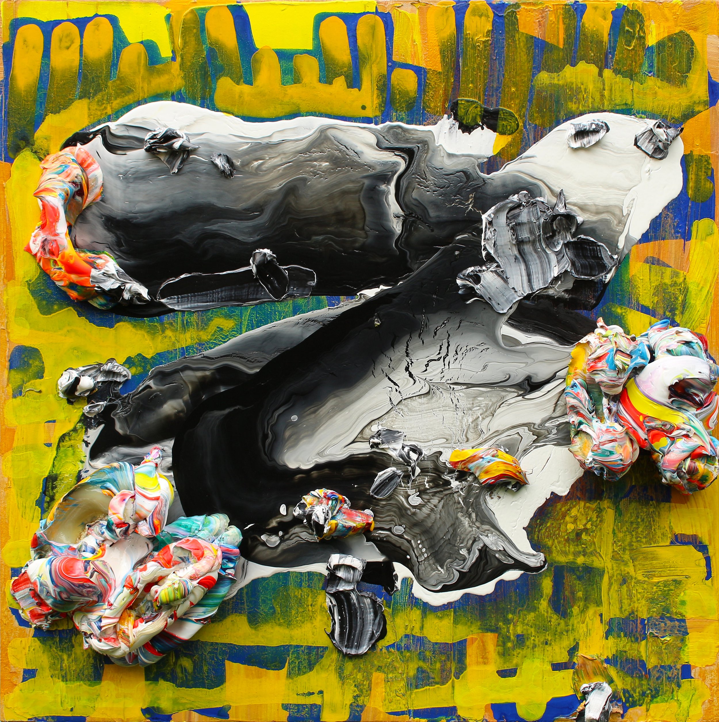 Serrated (76 cm x 76 cm x 10 cm) 2017