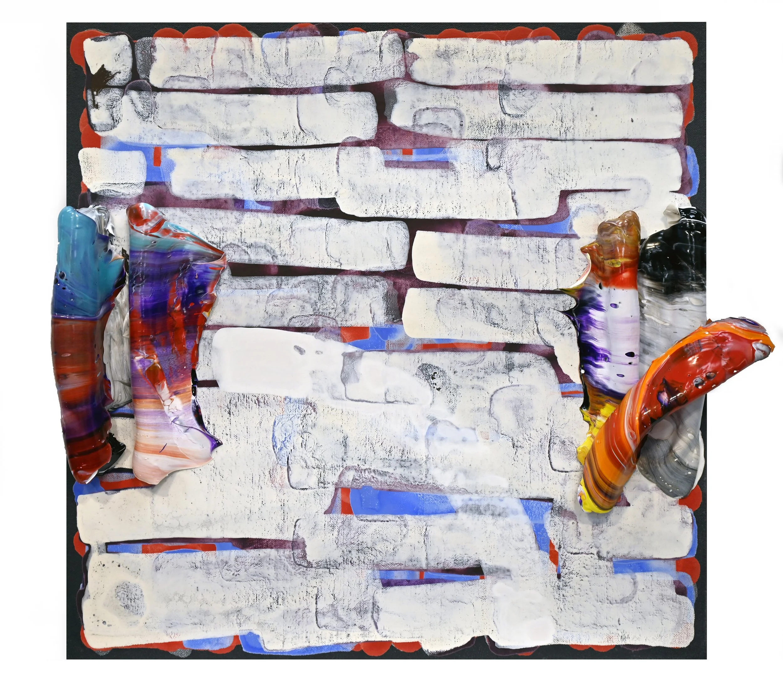In My Water (51 cm x 51 cm x 8 cm) 2024
