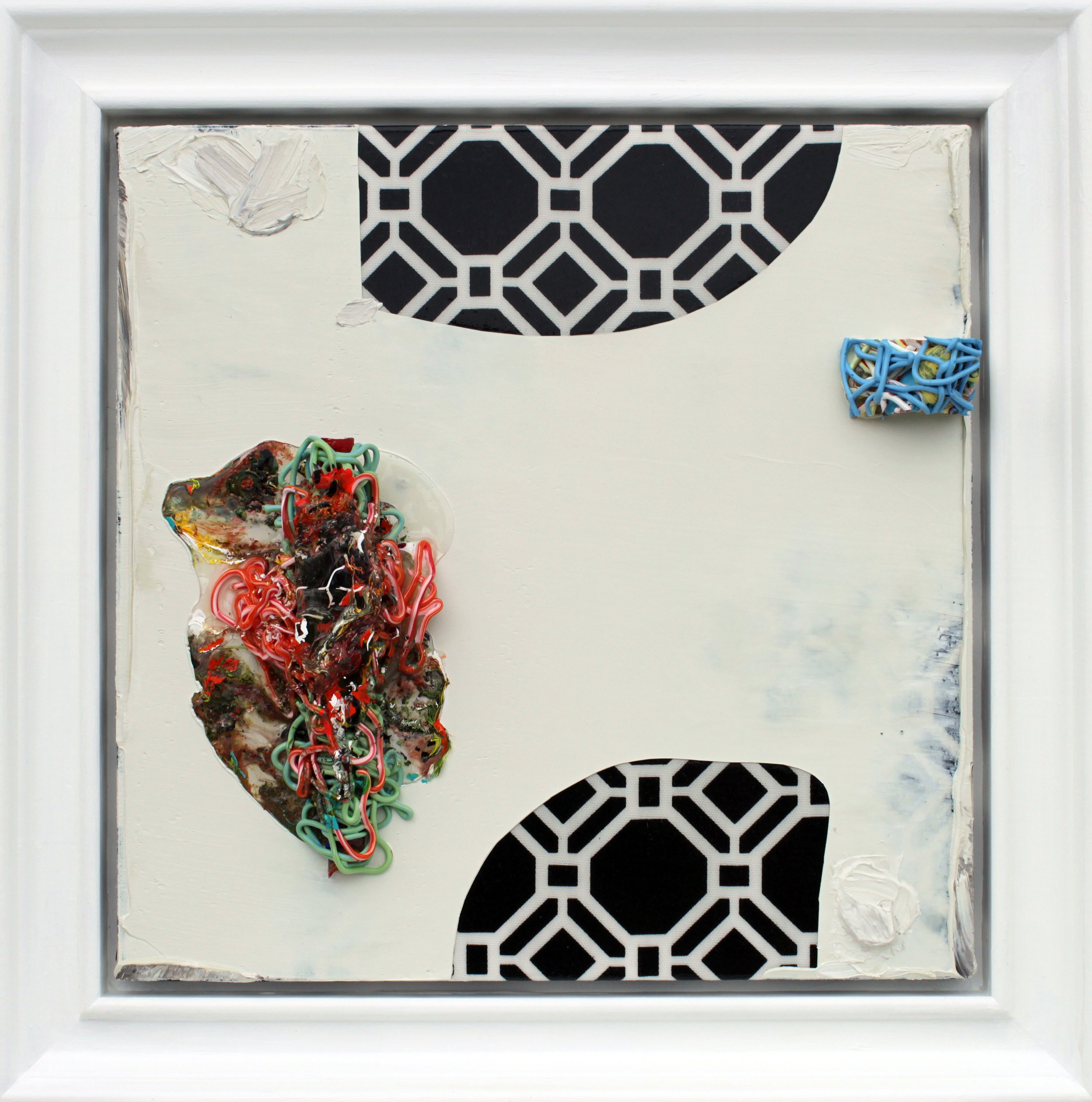 Ramp Portrait of a Mark Series (38 cm x 38 cm x 8 cm) (50 cm x 50 cm x 8 cm) Framed 2014