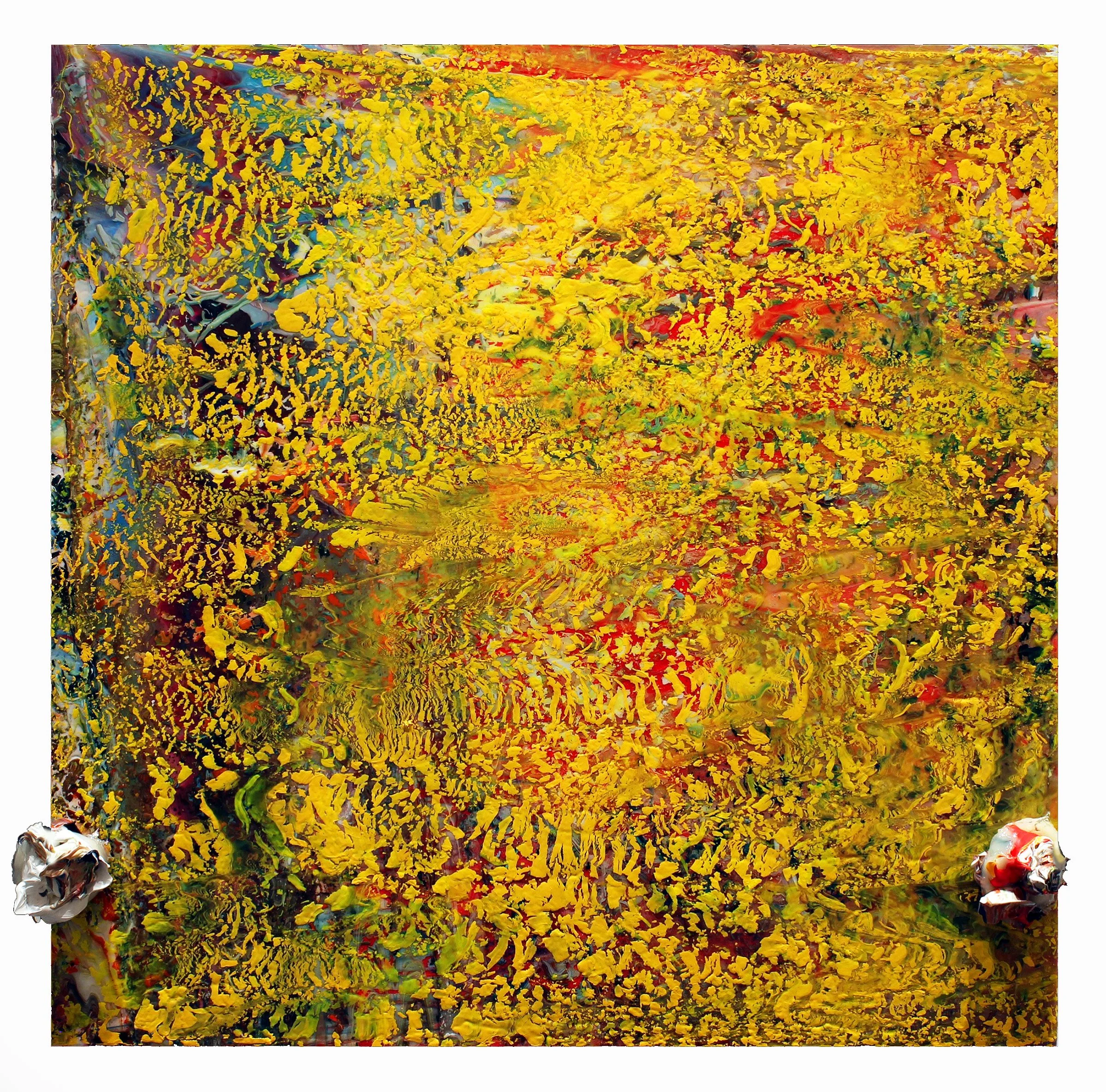 Falls Apart (76 cm x 76 cm x 10 cm) 2015