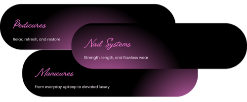 Problem-focused layout illustrating how simplified service presentation reduces confusion and improves conversion for salon websites