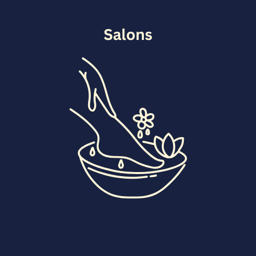 Nail salon website design mockup focused on service clarity and booking confidence