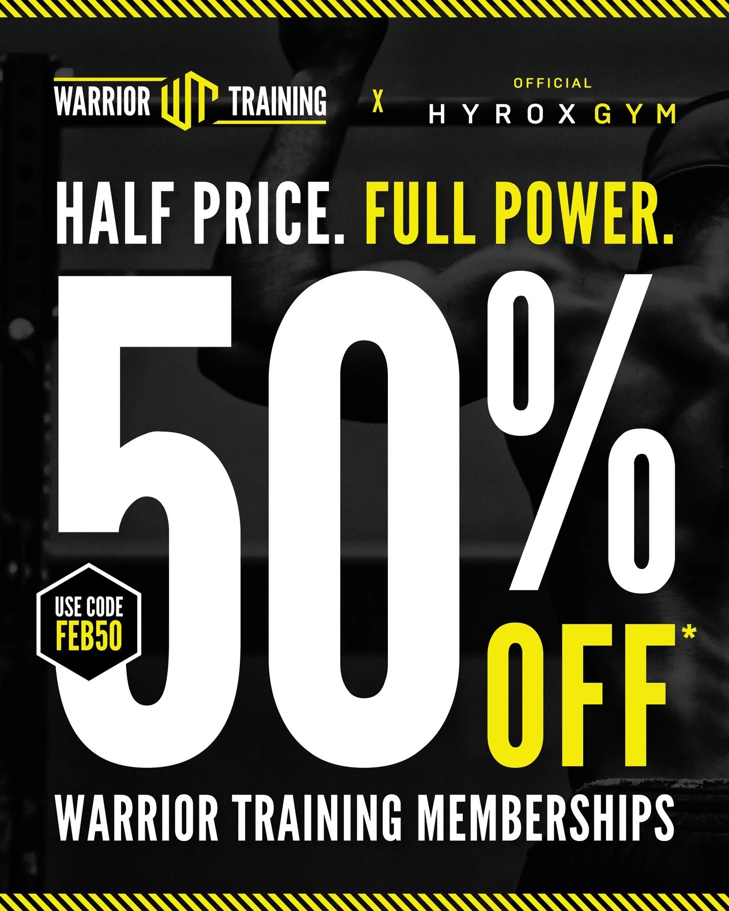 ‼️FINAL REMINDER‼️ 

End of day tomorrow is your last chance to get 50% off your first month 

This is our first ever &ldquo;discounted&rdquo; promotion and we can&rsquo;t promise anything like this will return 👀

Don&rsquo;t miss your chance 👊🏻 
