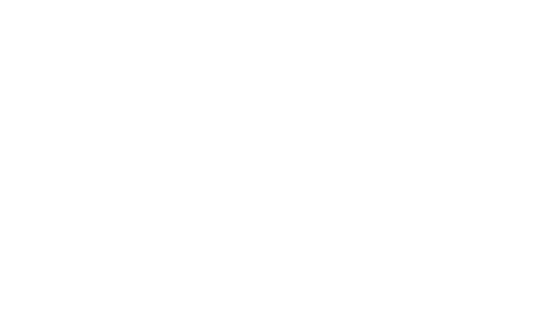 White sketch of a person with a hat holding a ball, sitting on a rock surrounded by lakes, trees, and small islands in a black background.