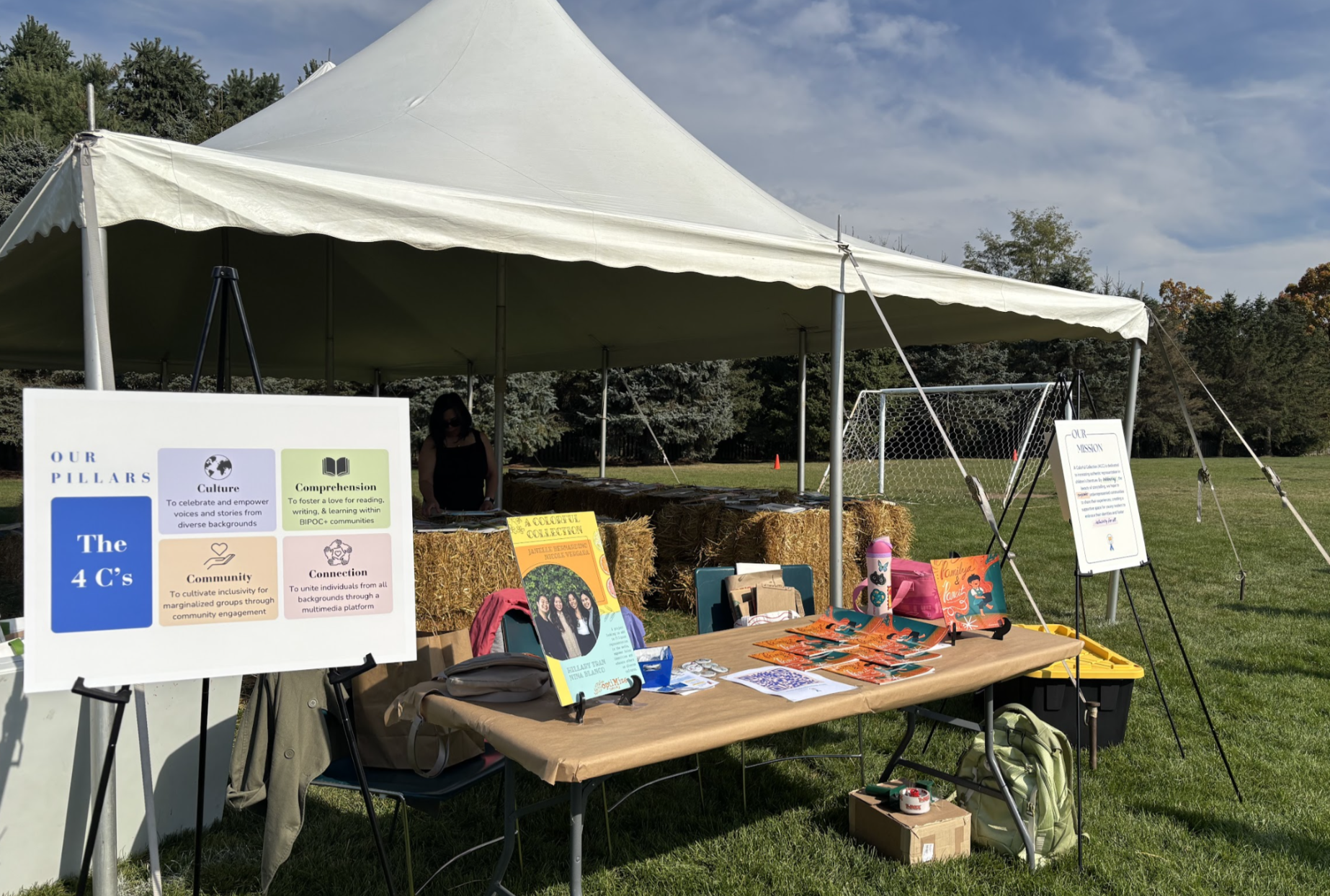 Pop-up book fair and ACC tabling event with Ann Arbor Daycroft Montessori School

