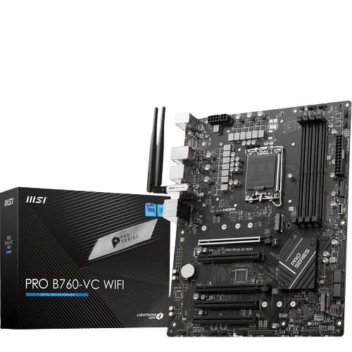 MSI PRO B760-VC WIFI IV DDR5 LGA 1700 Intel Motherboard