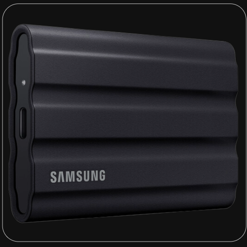 Samsung 2TB T7 Shield Portable SSD (Black)