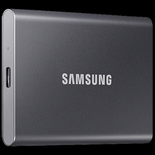 SAMSUNG T7 Portable SSD 1TB - Up to 1050 MB/s - USB 3.2 Gen 2 External Solid State Drive