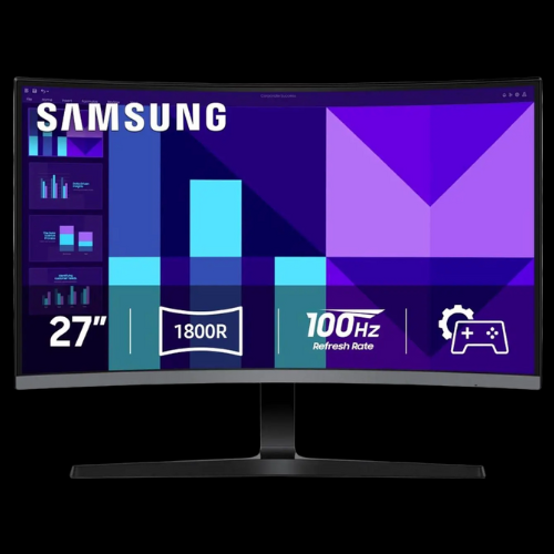 Samsung 27" Essential S3 Series FHD Curved Computer Monitor