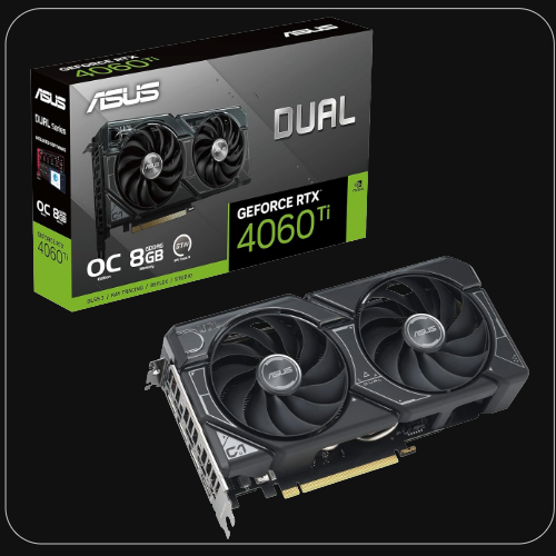 ASUS GeForce RTX 4060 Ti Dual Black OC 8GB Graphics Card