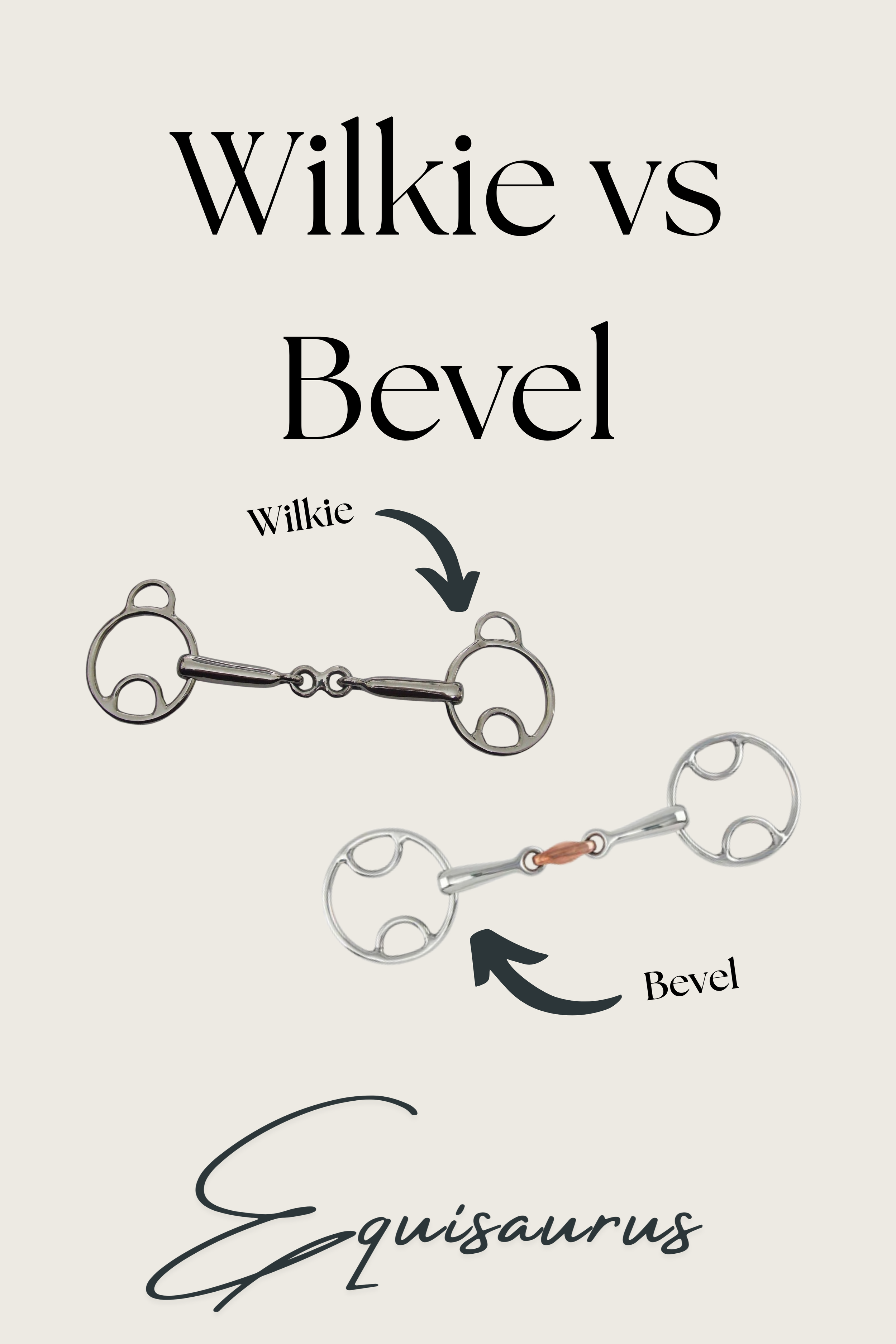 The Difference Between the Wilkie and Bevel Horse Bits