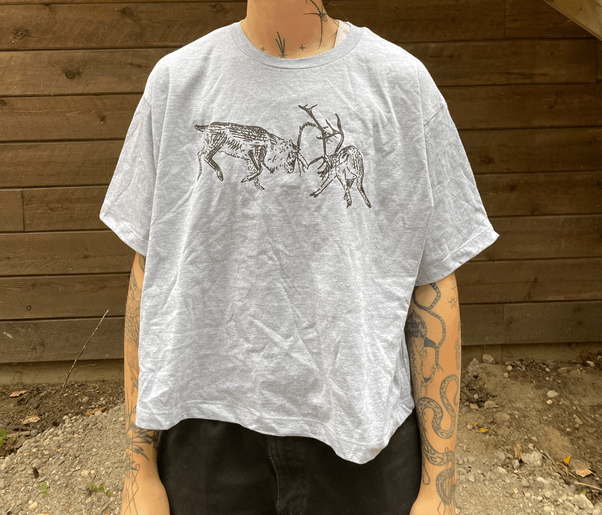 caribou brawl crop top