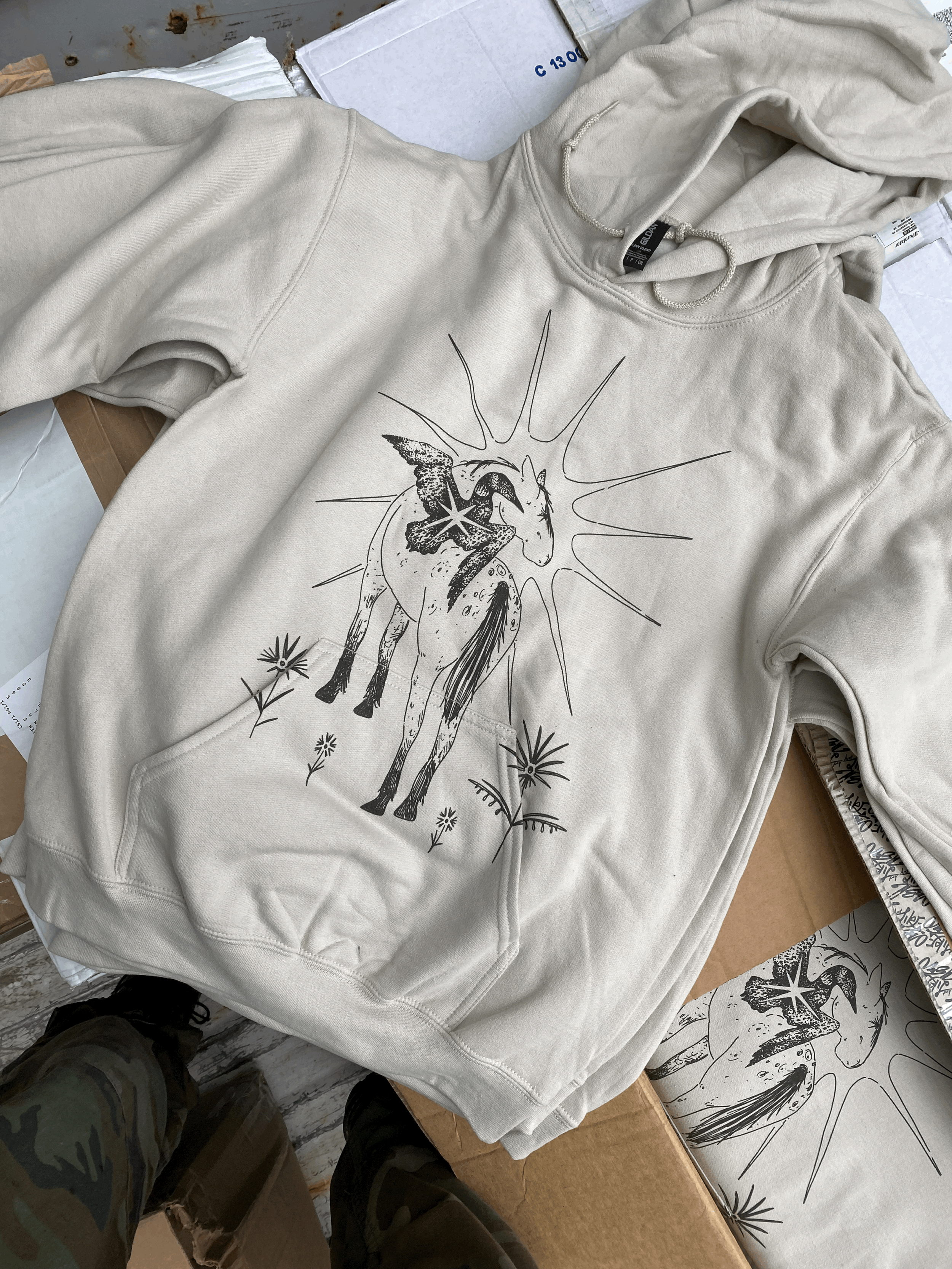 lone star horse sweater